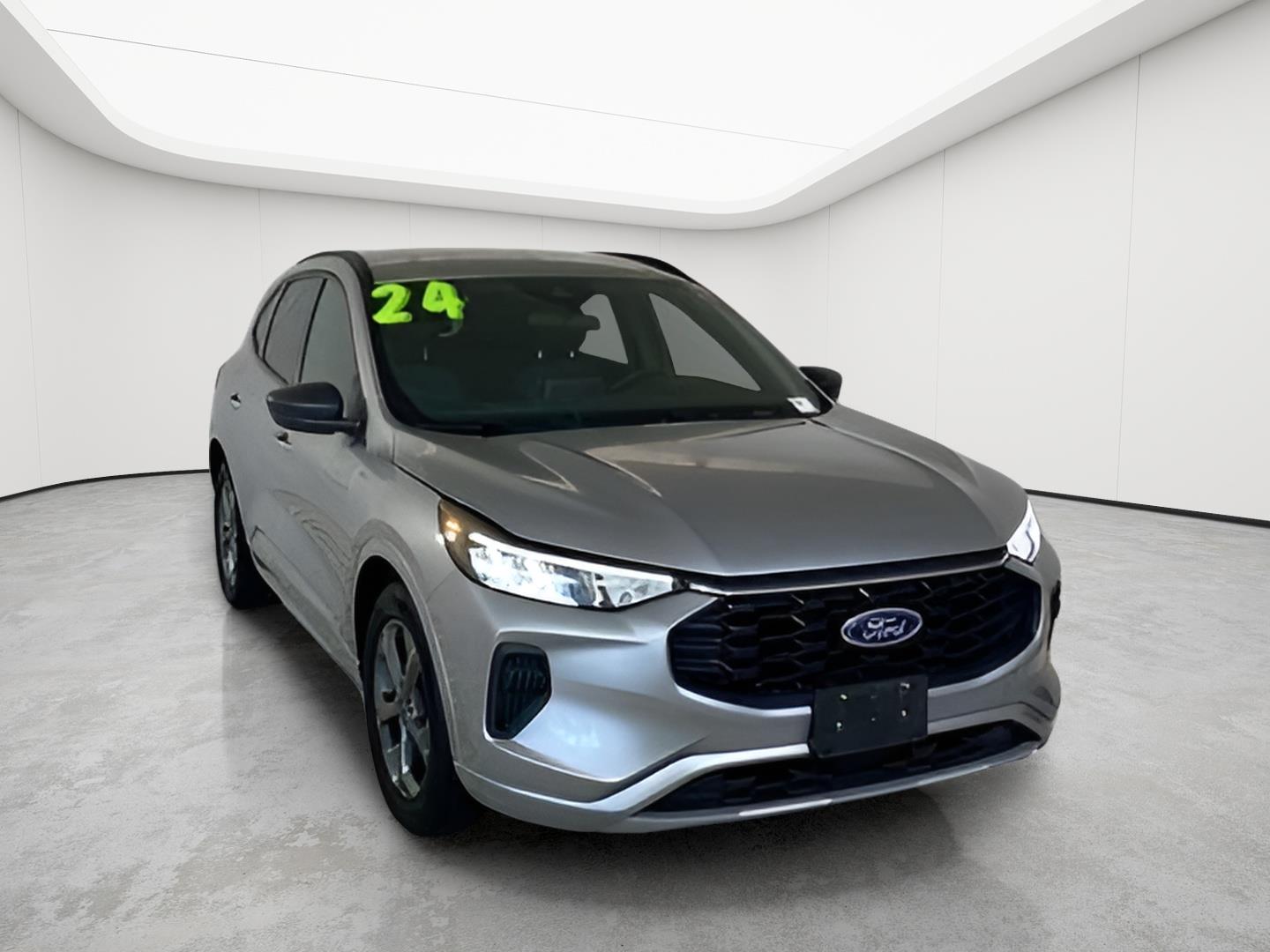 Iconic Silver 2024 Ford Escape SUV / Crossover Front-Wheel Drive 8-Speed Automatic