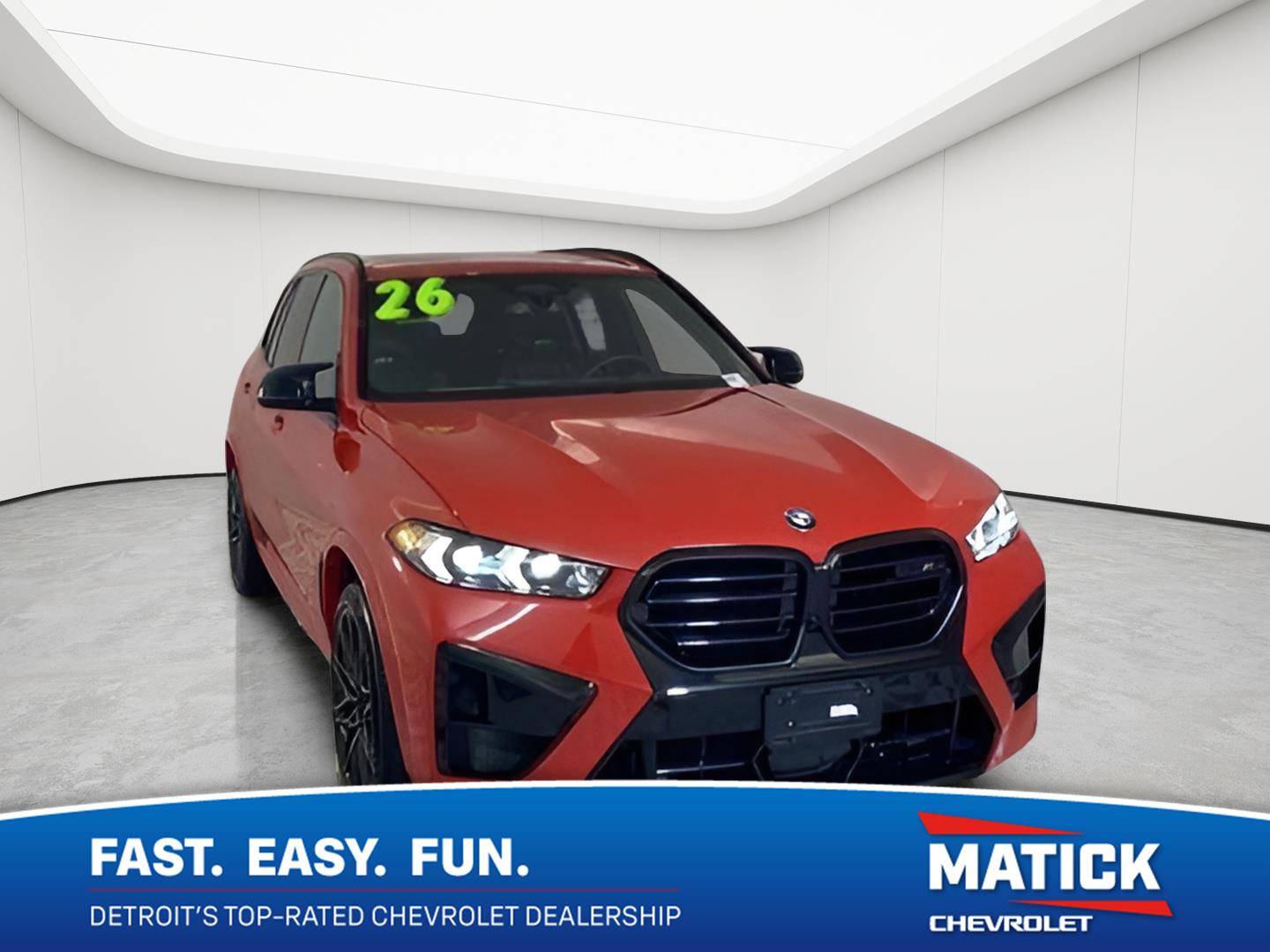 Toronto Red Metallic 2026 BMW X5 M SUV / Crossover All-Wheel Drive Automatic