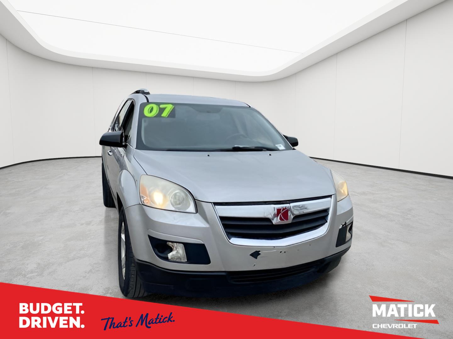 Silver Pearl 2007 Saturn Outlook SUV / Crossover Front-Wheel Drive 6-Speed Automatic
