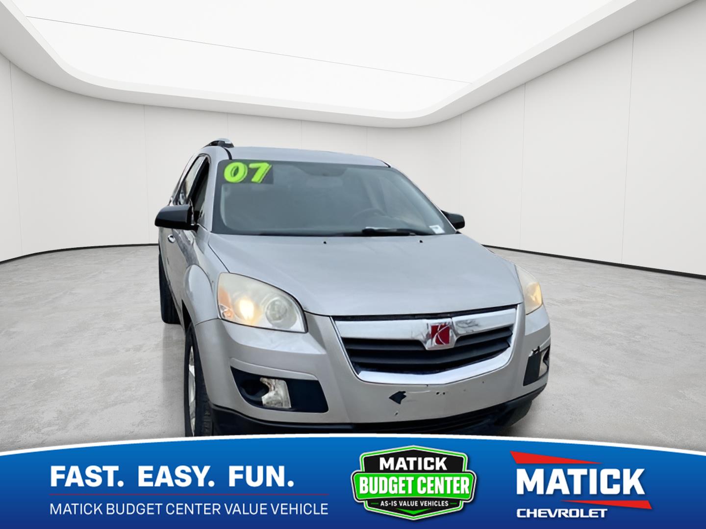Silver Pearl 2007 Saturn Outlook SUV / Crossover Front-Wheel Drive 6-Speed Automatic