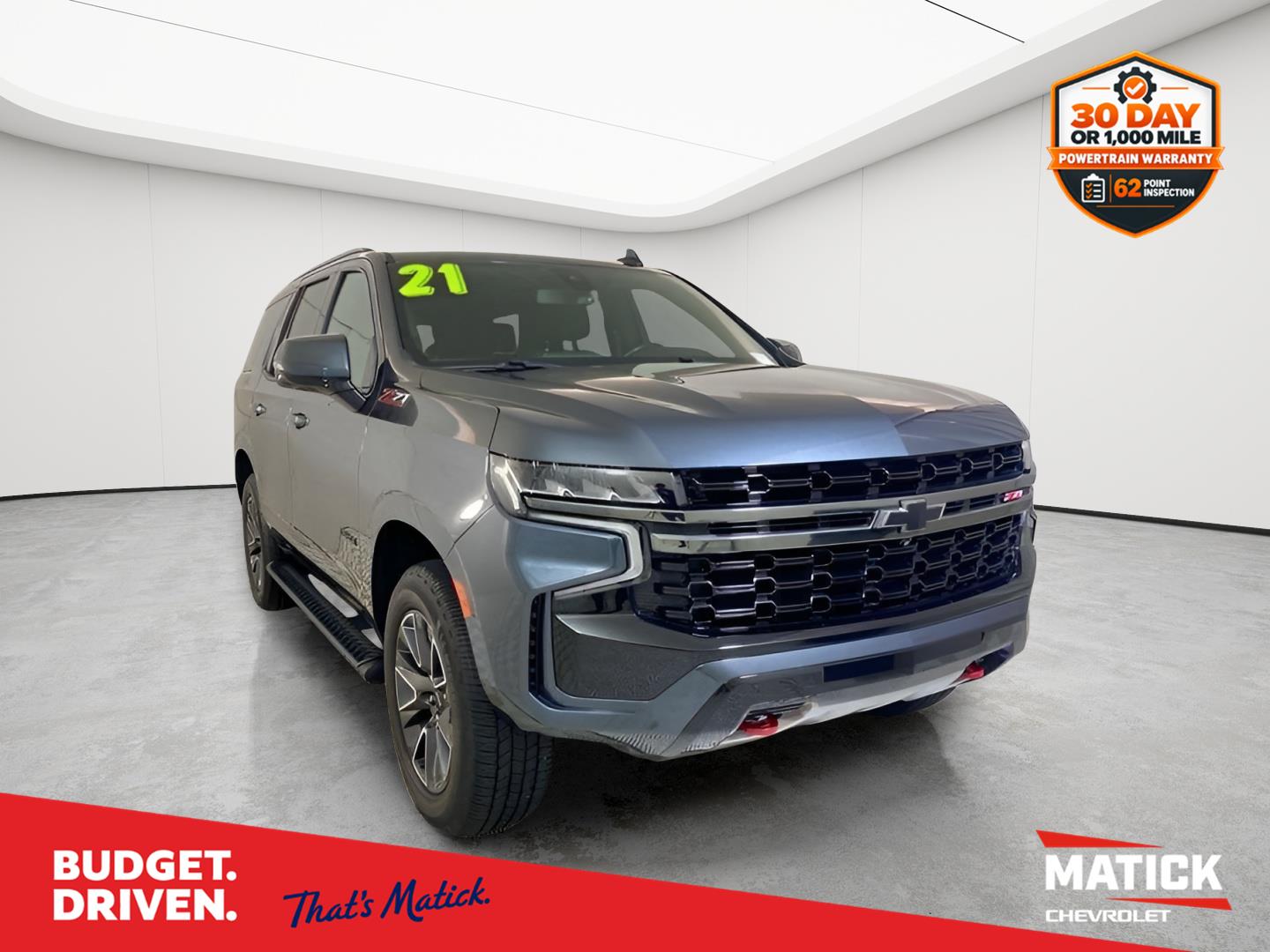 Shadow Gray Metallic 2021 Chevrolet Tahoe SUV / Crossover Four-Wheel Drive Automatic