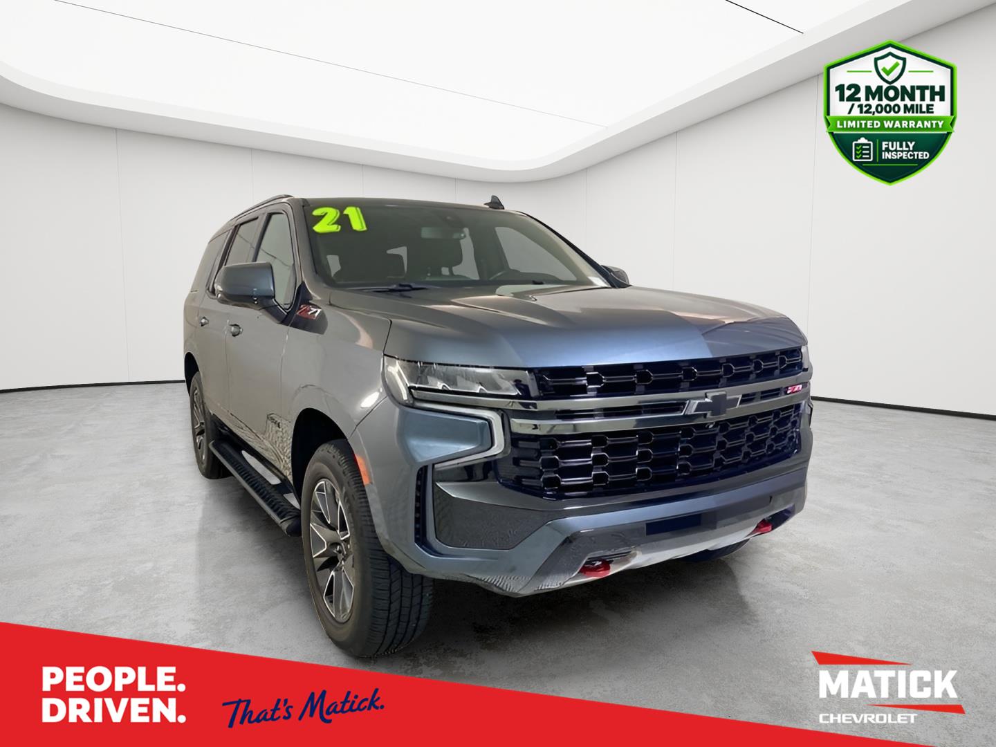 Shadow Gray Metallic 2021 Chevrolet Tahoe SUV / Crossover Four-Wheel Drive Automatic