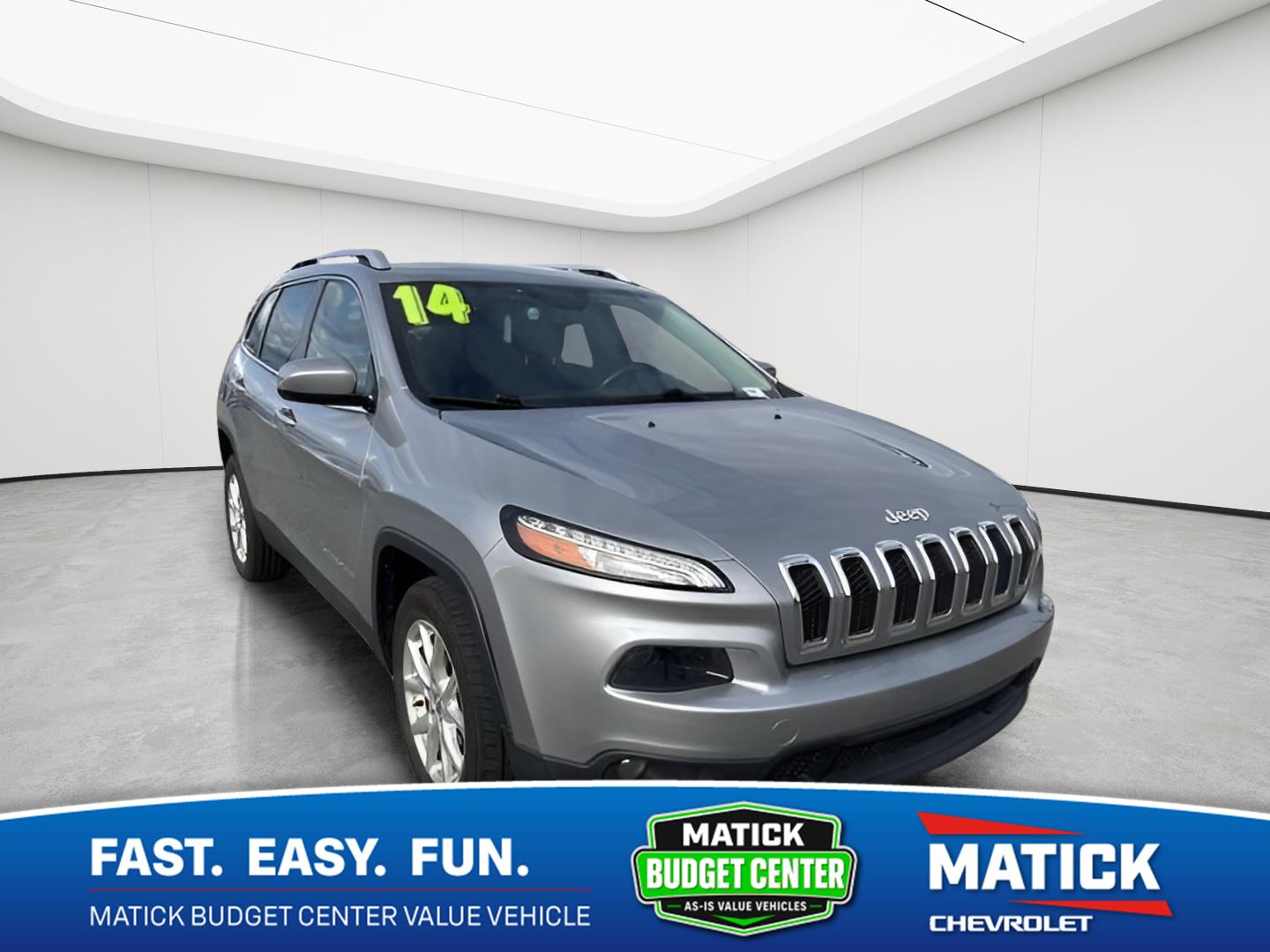 Billet Silver Metallic Clearcoat 2014 Jeep Cherokee SUV / Crossover Front-Wheel Drive 9-Speed Automatic