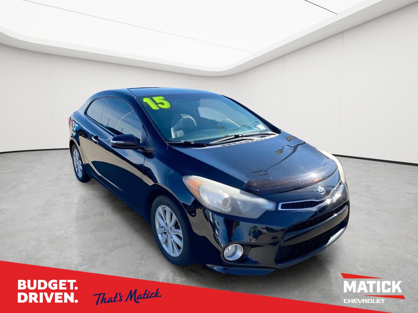 Aurora Black 2015 Kia Forte Koup Coupe Front-Wheel Drive 6-Speed Automatic