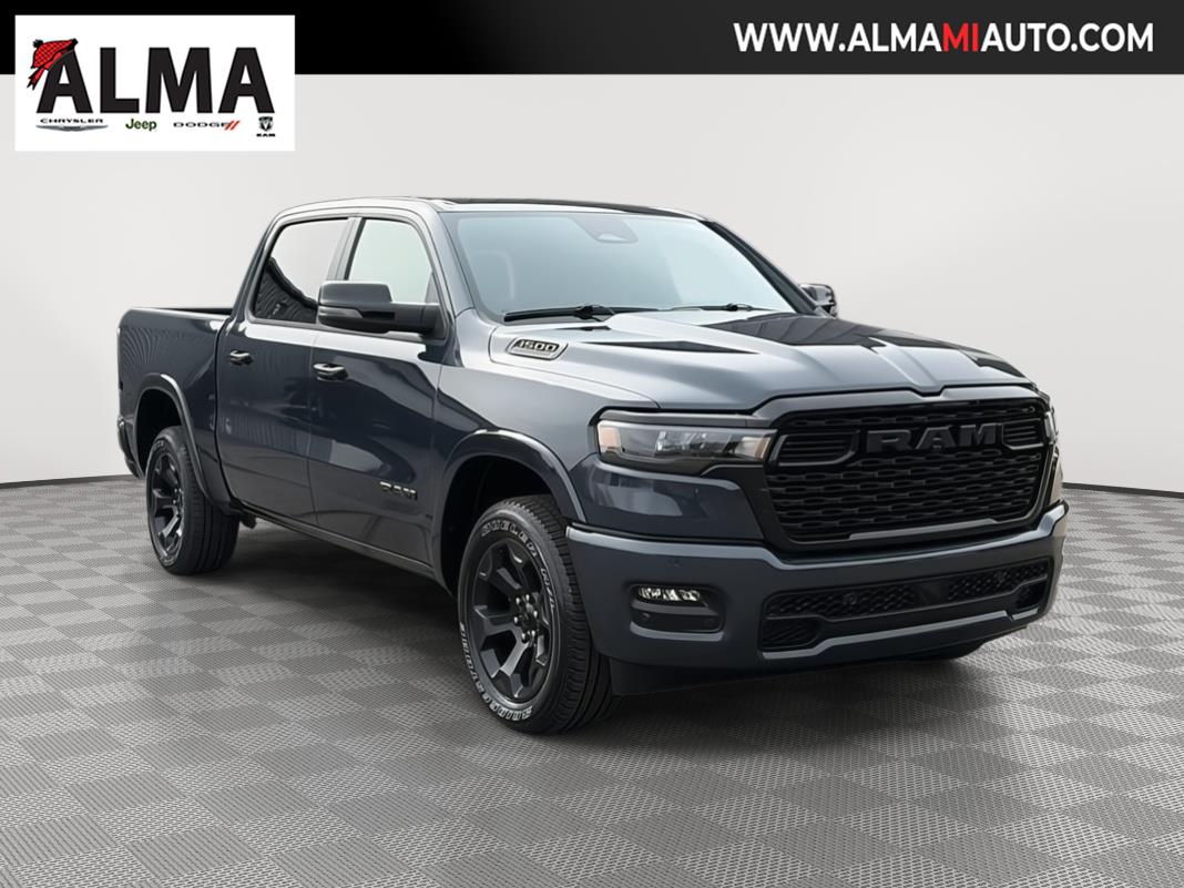 Forged Blue Metallic 2026 RAM 1500 Pickup Truck Four-Wheel Drive 8-Speed Automatic