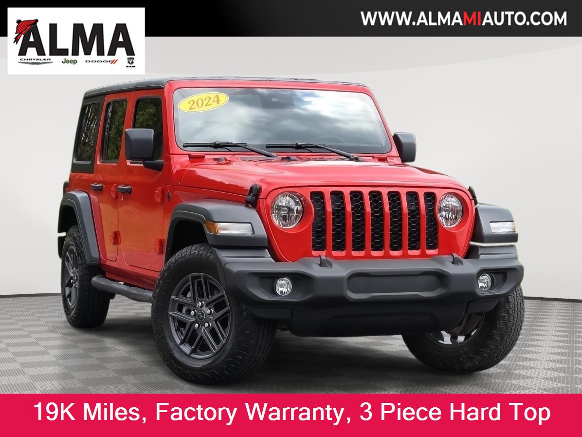  2024 Jeep Wrangler Sport S 4-Door 4WD   