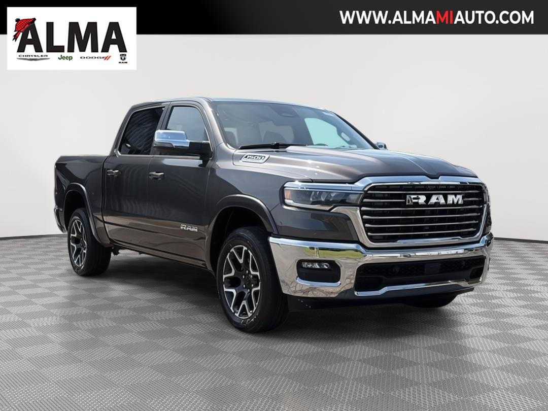 Gray (Granite Crystal Metallic Clearcoat) 2026 RAM 1500 Pickup Truck Four-Wheel Drive 8-Speed Automatic