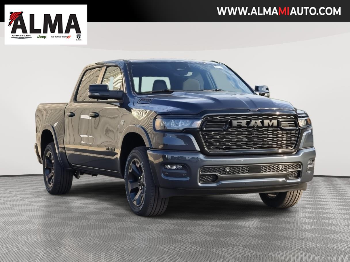 Forged Blue Metallic 2026 RAM 1500 Pickup Truck Four-Wheel Drive 8-Speed Automatic