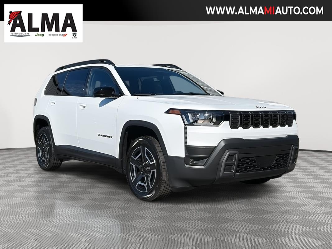 Bright White Clearcoat 2026 Jeep Cherokee SUV / Crossover Four-Wheel Drive Automatic
