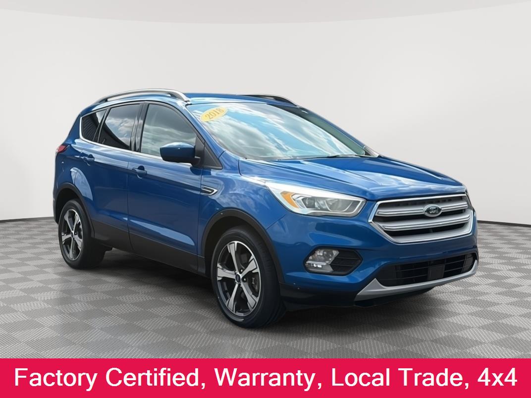 Blue 2018 Ford Escape SUV / Crossover All-Wheel Drive 6-Speed Automatic