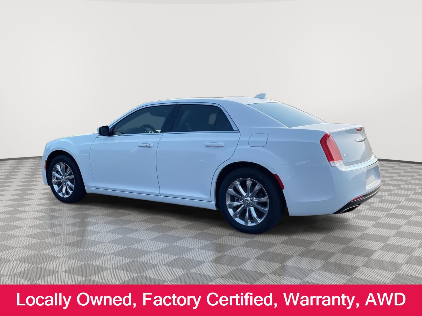 Bright White Clearcoat 2021 Chrysler 300 Sedan All-Wheel Drive 8-Speed Automatic