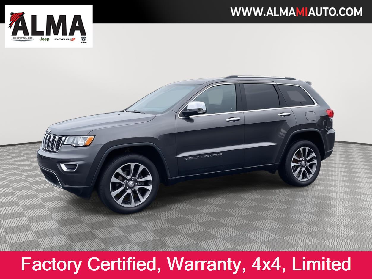 Gray (Granite Crystal Metallic Clearcoat) 2017 Jeep Grand Cherokee SUV / Crossover Four-Wheel Drive 8-Speed Automatic
