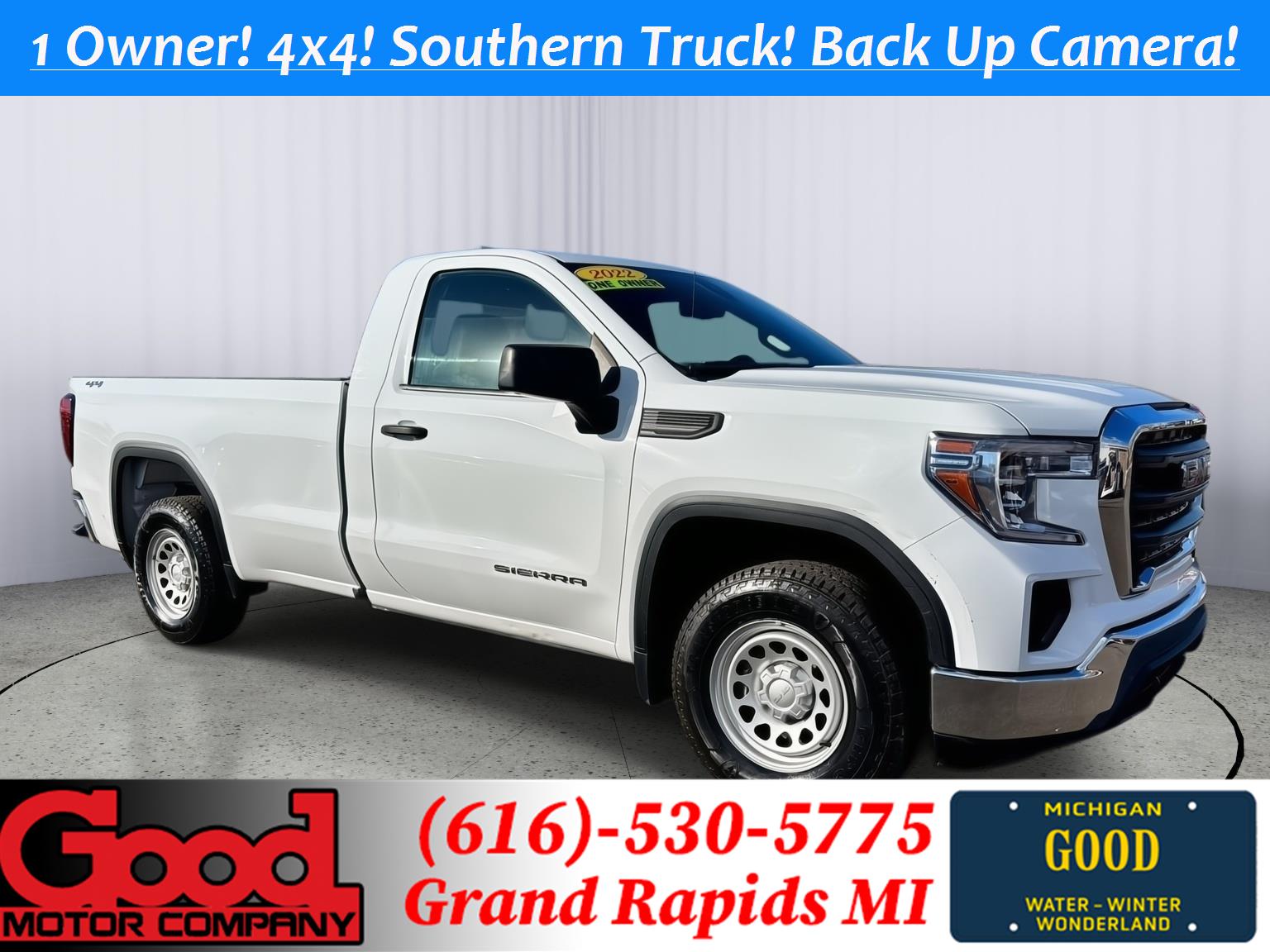 Summit White 2022 GMC Sierra 1500 Limited Pickup Truck Four-Wheel Drive 8-Speed Automatic