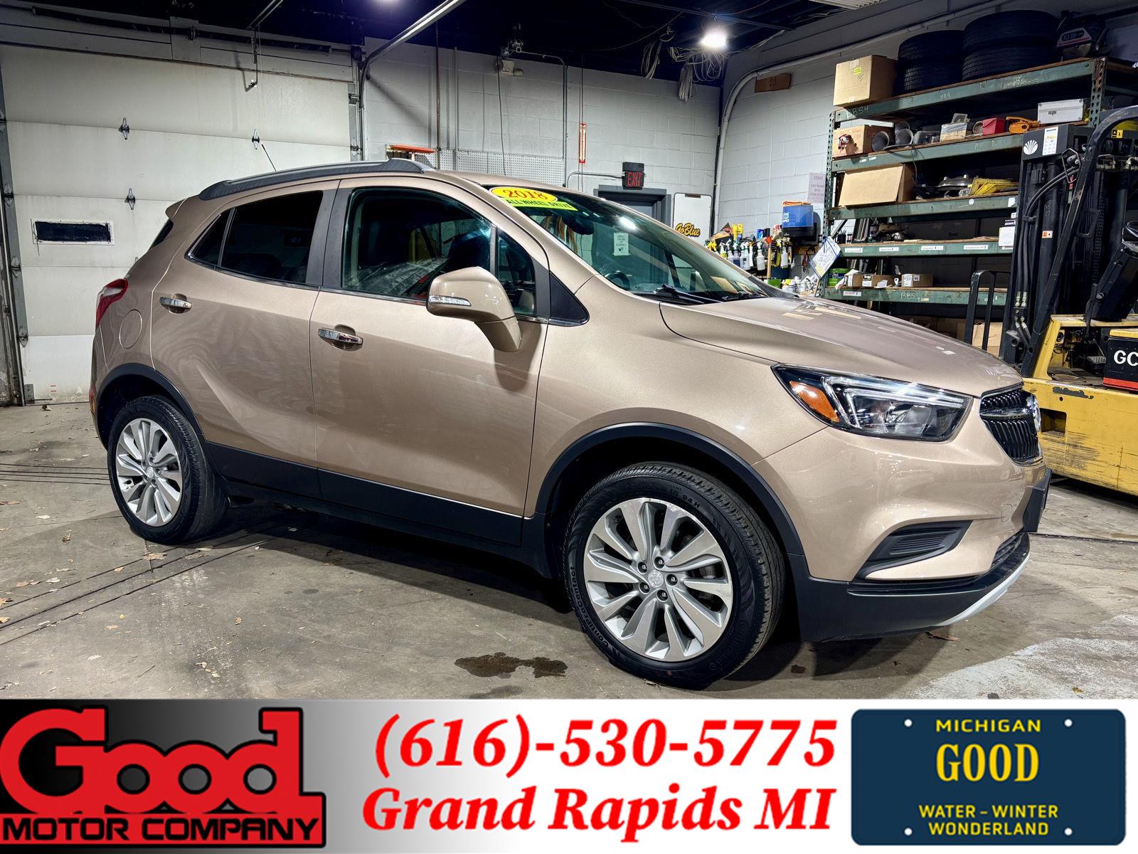 Black (Ebony Twilight Metallic) 2018 Buick Encore Preferred AWD SUV / Crossover All-Wheel Drive 6-Speed Automatic Overdrive