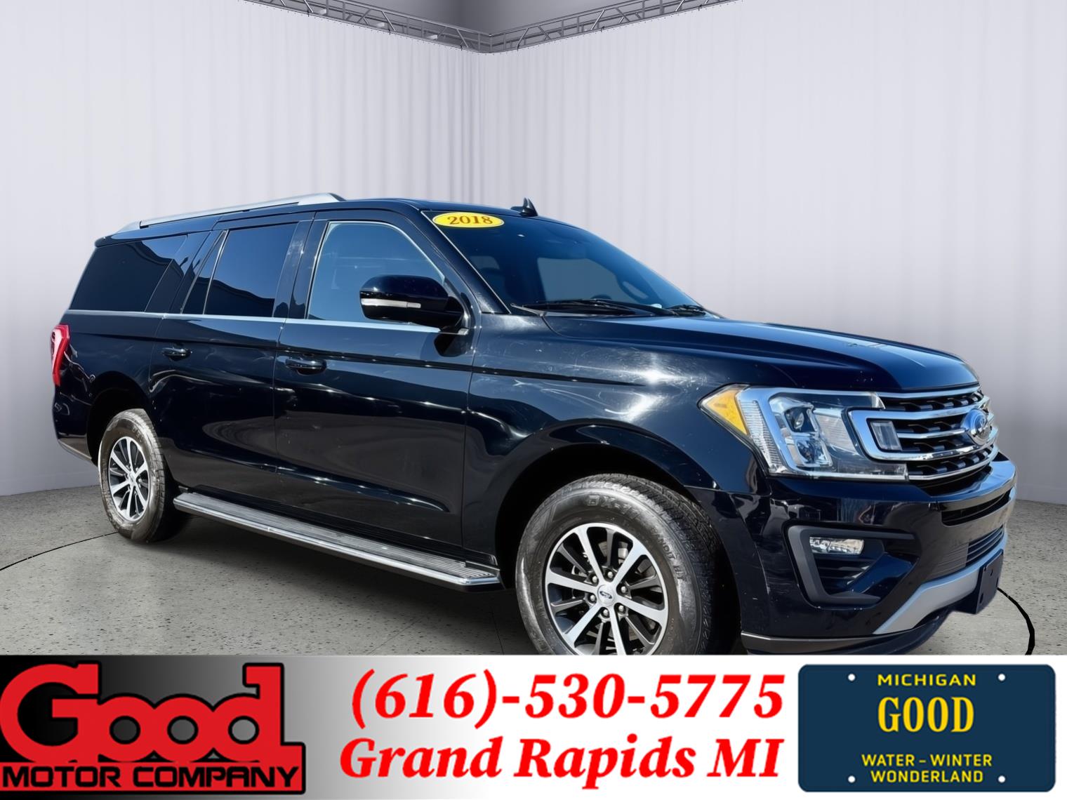 Shadow Black 2018 Ford Expedition MAX XLT 4WD SUV / Crossover Four-Wheel Drive Automatic