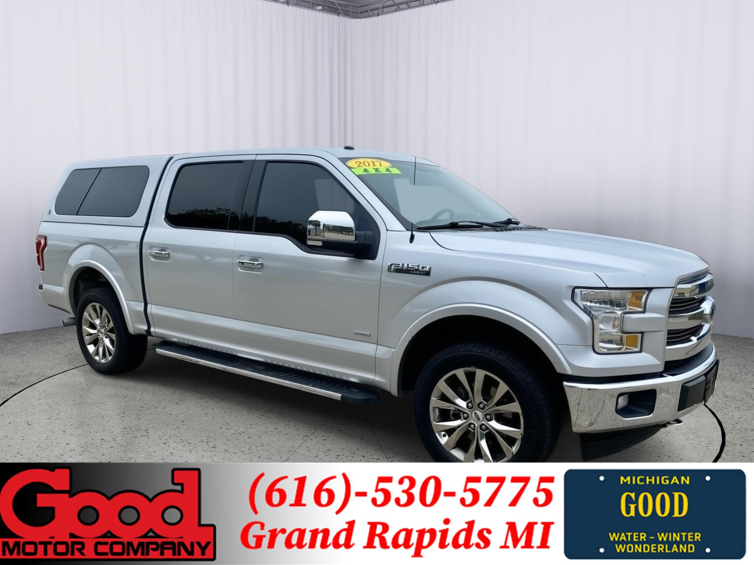 Shadow Black 2017 Ford F-150 Lariat SuperCrew 4WD Pickup Truck Four-Wheel Drive 6-Speed Automatic