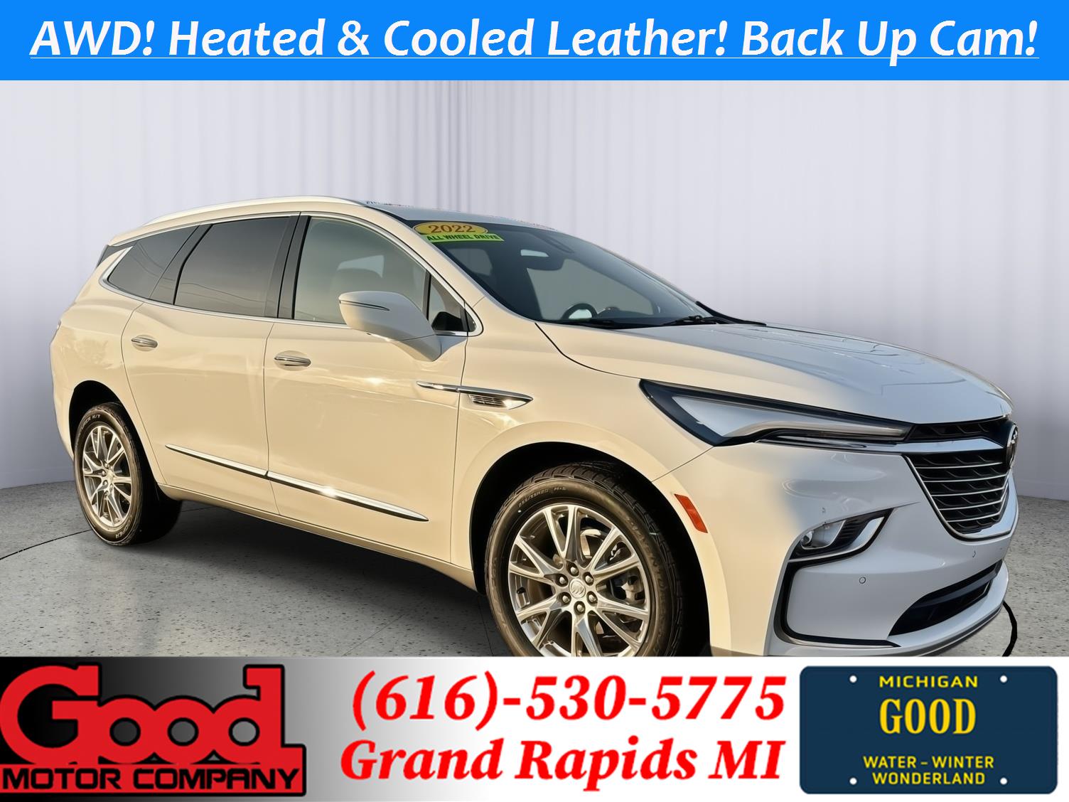 Summit White 2022 Buick Enclave Premium AWD SUV / Crossover Four-Wheel Drive 9-Speed Automatic