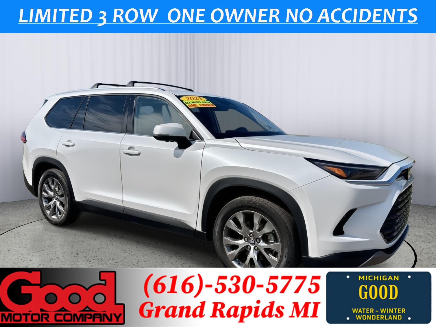 White (Wind Chill Pearl) 2024 Toyota Grand Highlander Limited AWD SUV / Crossover All-Wheel Drive Automatic