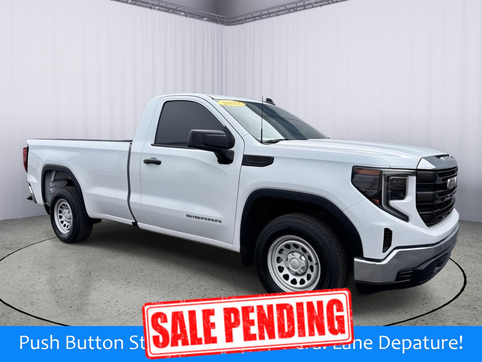 Summit White 2022 GMC Sierra 1500 Pickup Truck 4X2 8-Speed Automatic