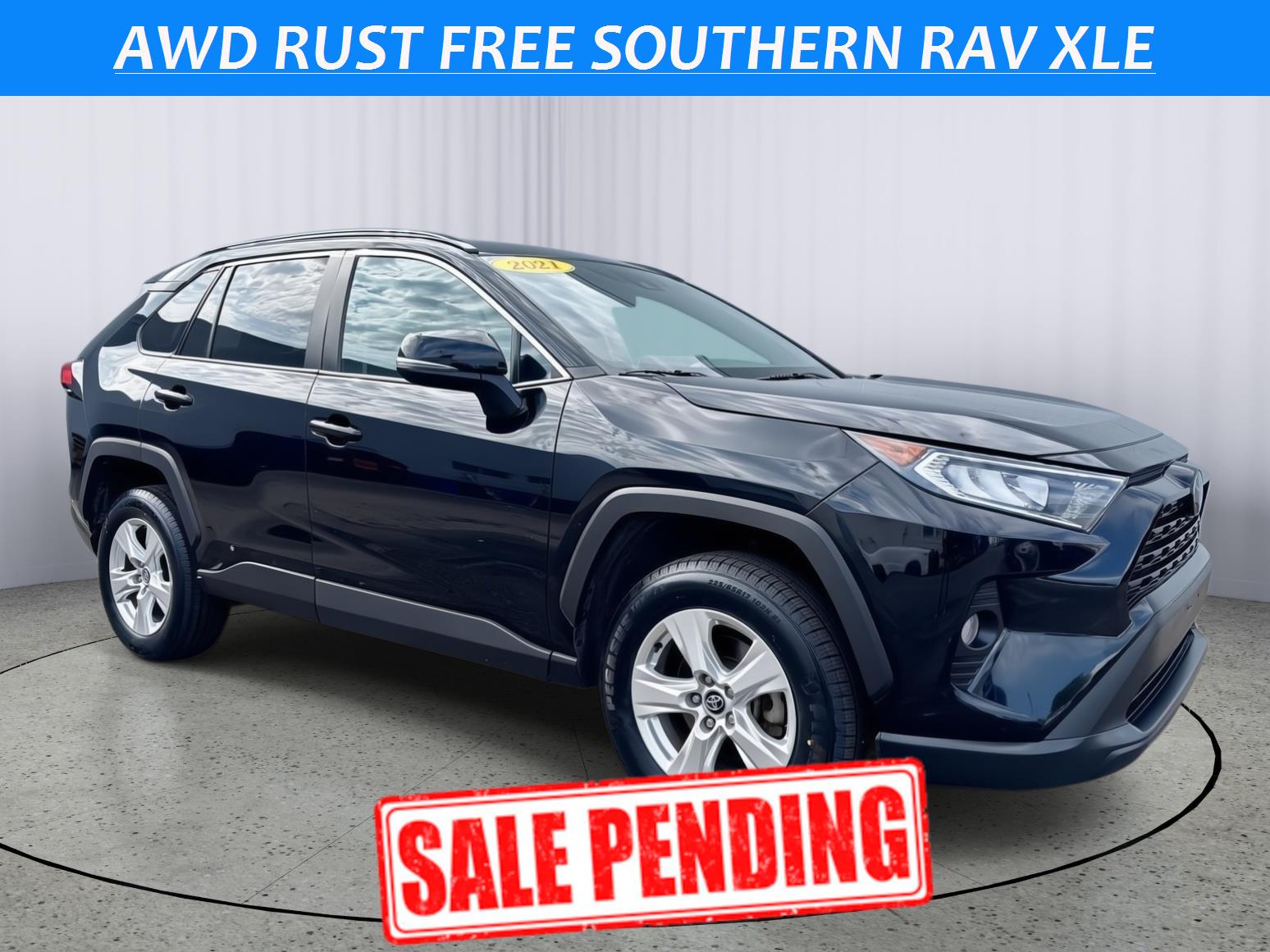 Midnight Black Metallic 2021 Toyota RAV4 SUV / Crossover All-Wheel Drive Automatic
