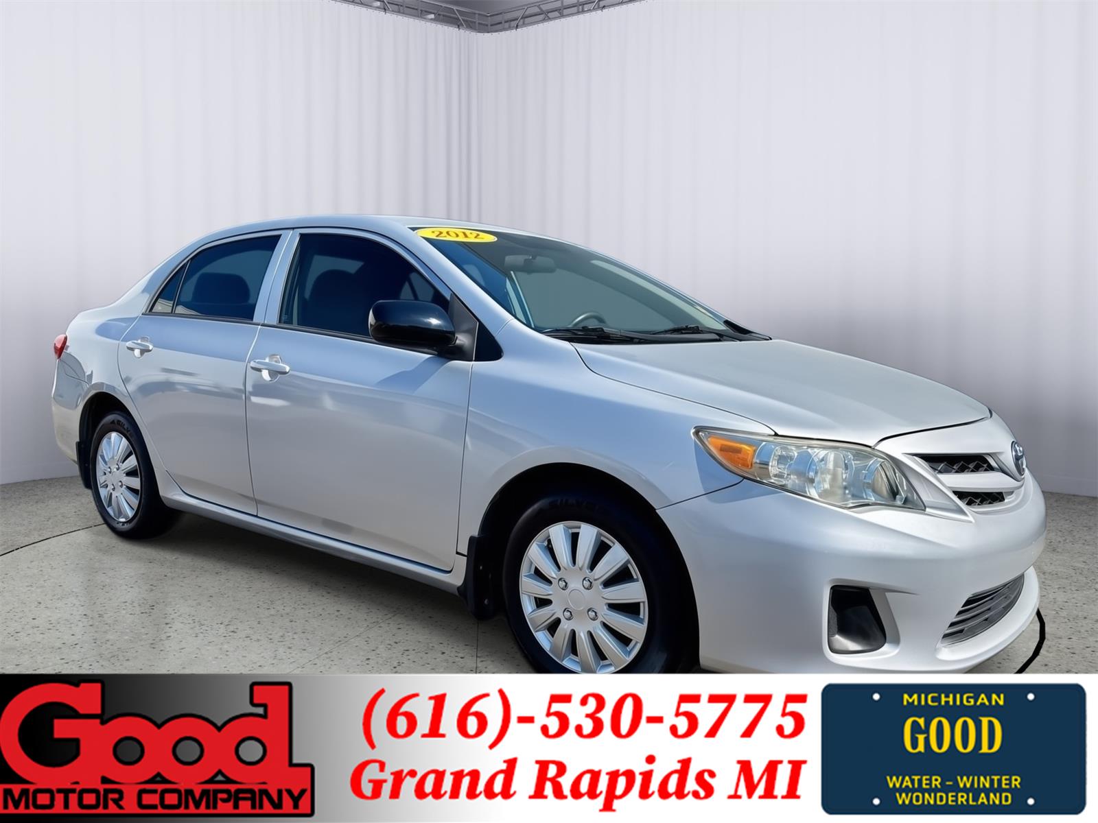 Classic Silver Metallic 2012 Toyota Corolla LE Sedan Front-Wheel Drive Automatic