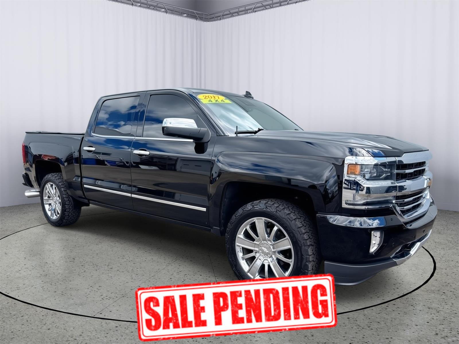 Black 2017 Chevrolet Silverado 1500 Pickup Truck Four-Wheel Drive 8-Speed Automatic