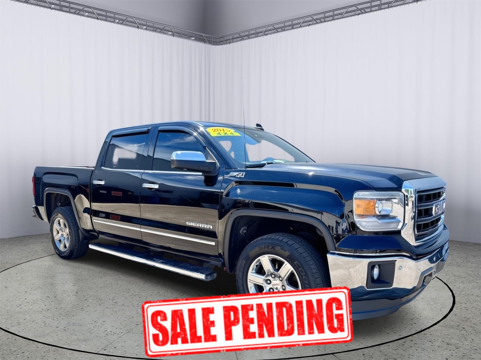 Onyx Black 2015 GMC Sierra 1500 Pickup Truck Four-Wheel Drive 6-Speed Automatic