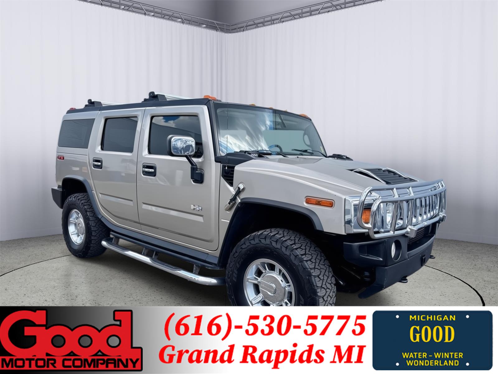 Pewter Metallic 2005 Hummer H2 SUV / Crossover Four-Wheel Drive 4-Speed Automatic