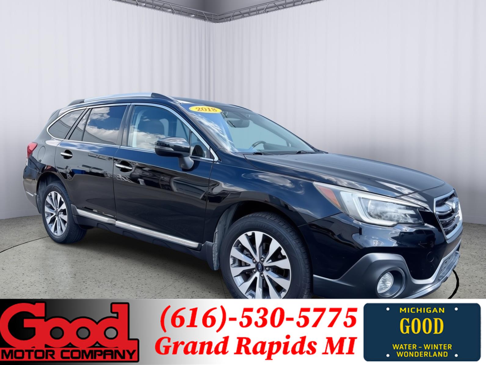Crystal Black Silica 2018 Subaru Outback Wagon All-Wheel Drive Continuously Variable Transmission