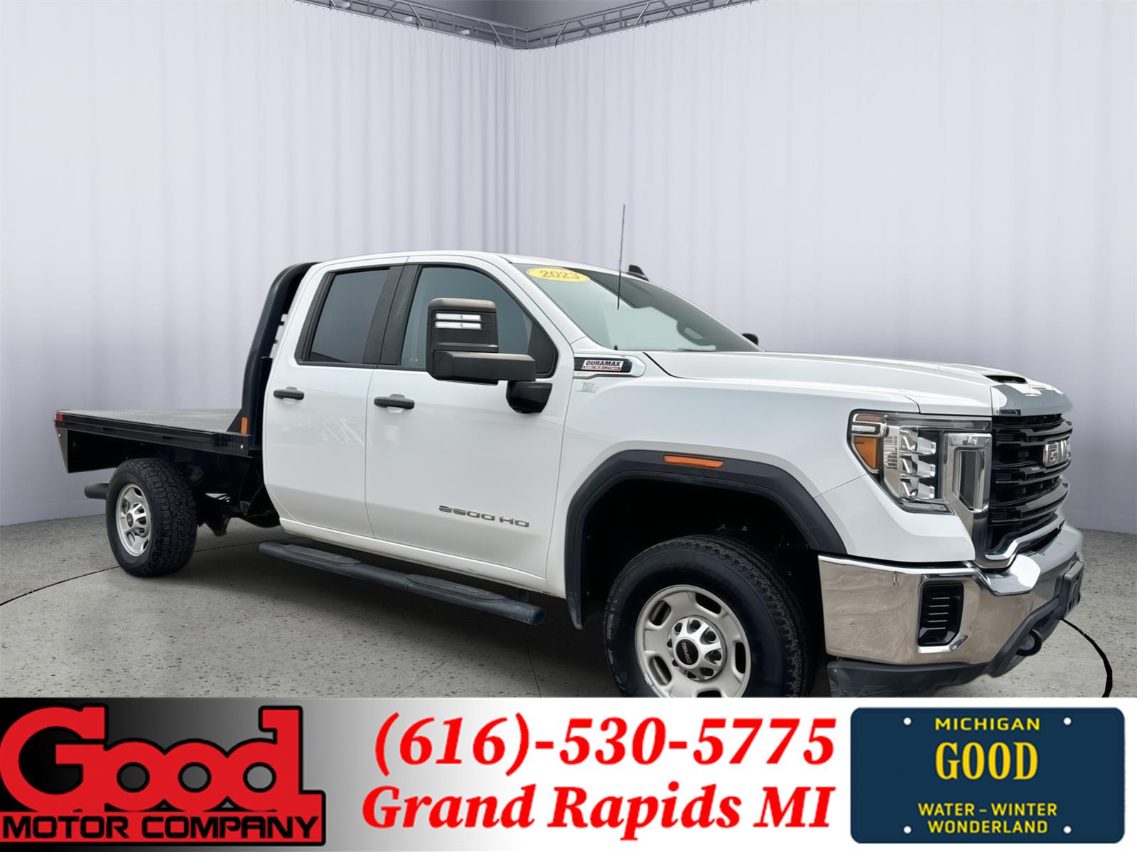 Summit White 2023 GMC Sierra 2500HD Pickup Truck Four-Wheel Drive Automatic