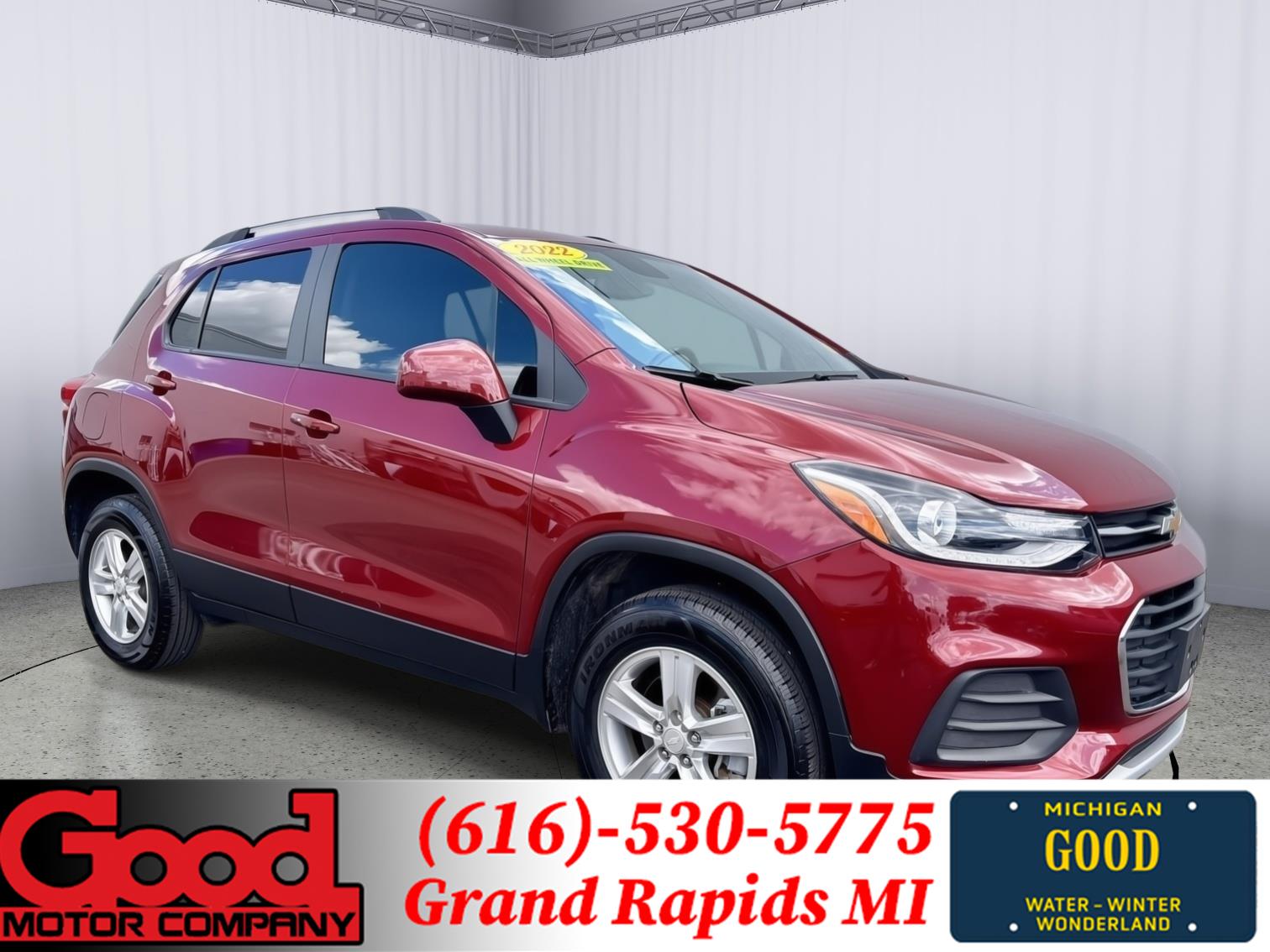 Red (Crimson Metallic) 2022 Chevrolet Trax SUV / Crossover All-Wheel Drive 6-Speed Automatic