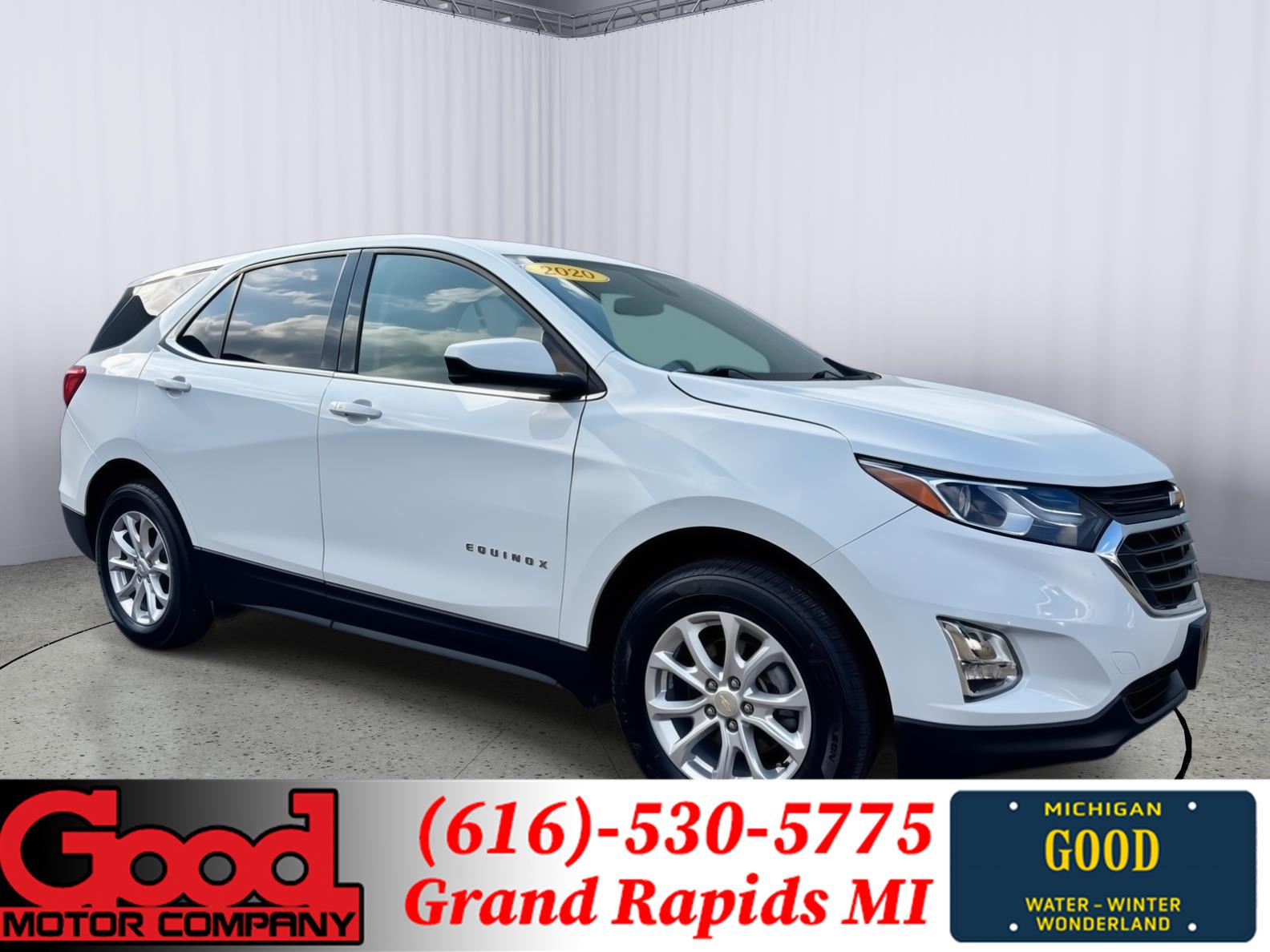 Summit White 2020 Chevrolet Equinox SUV / Crossover Four-Wheel Drive 6-Speed Automatic Overdrive
