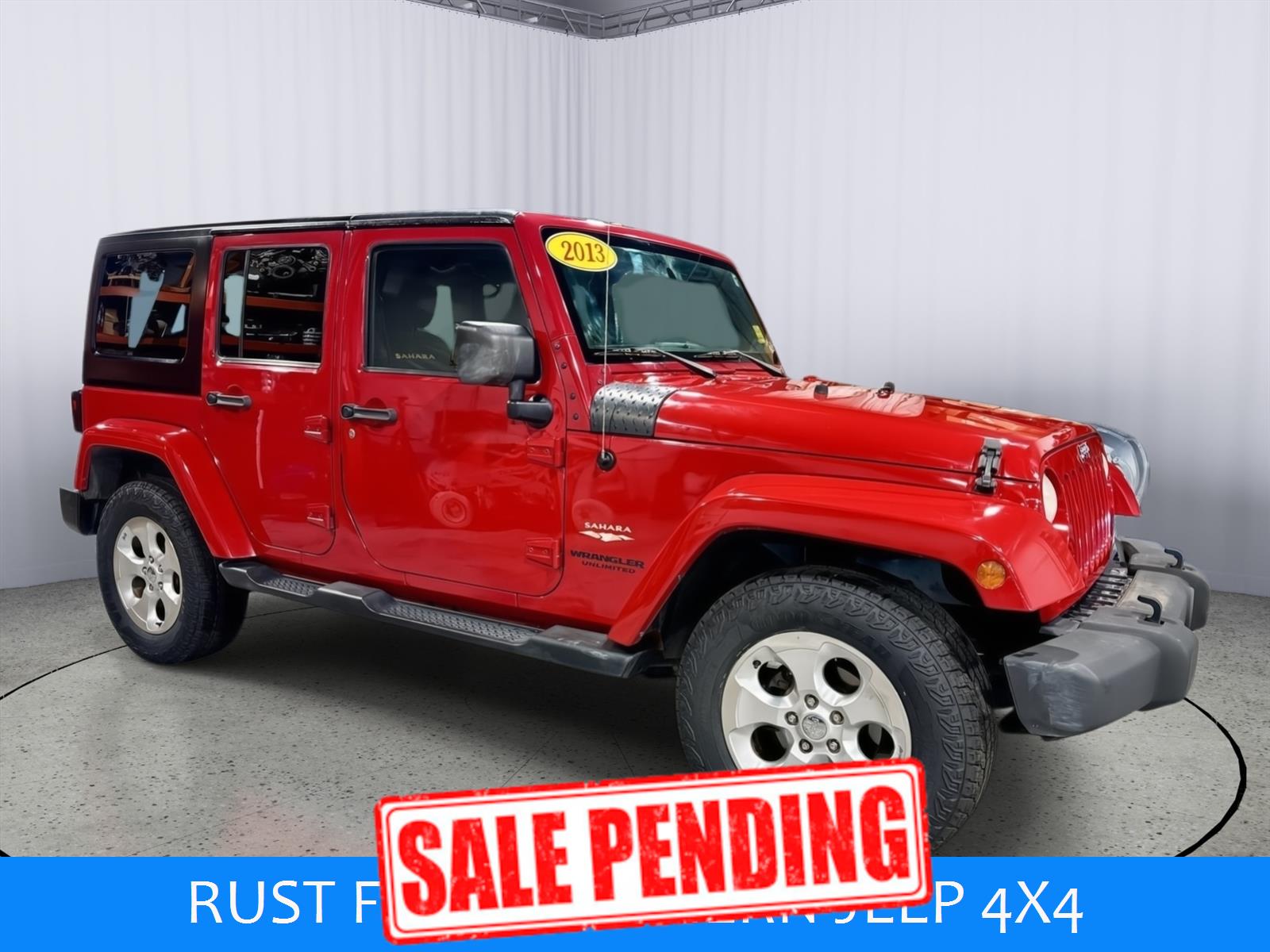 Flame Red Clearcoat 2013 Jeep Wrangler SUV / Crossover Four-Wheel Drive 5-Speed Automatic