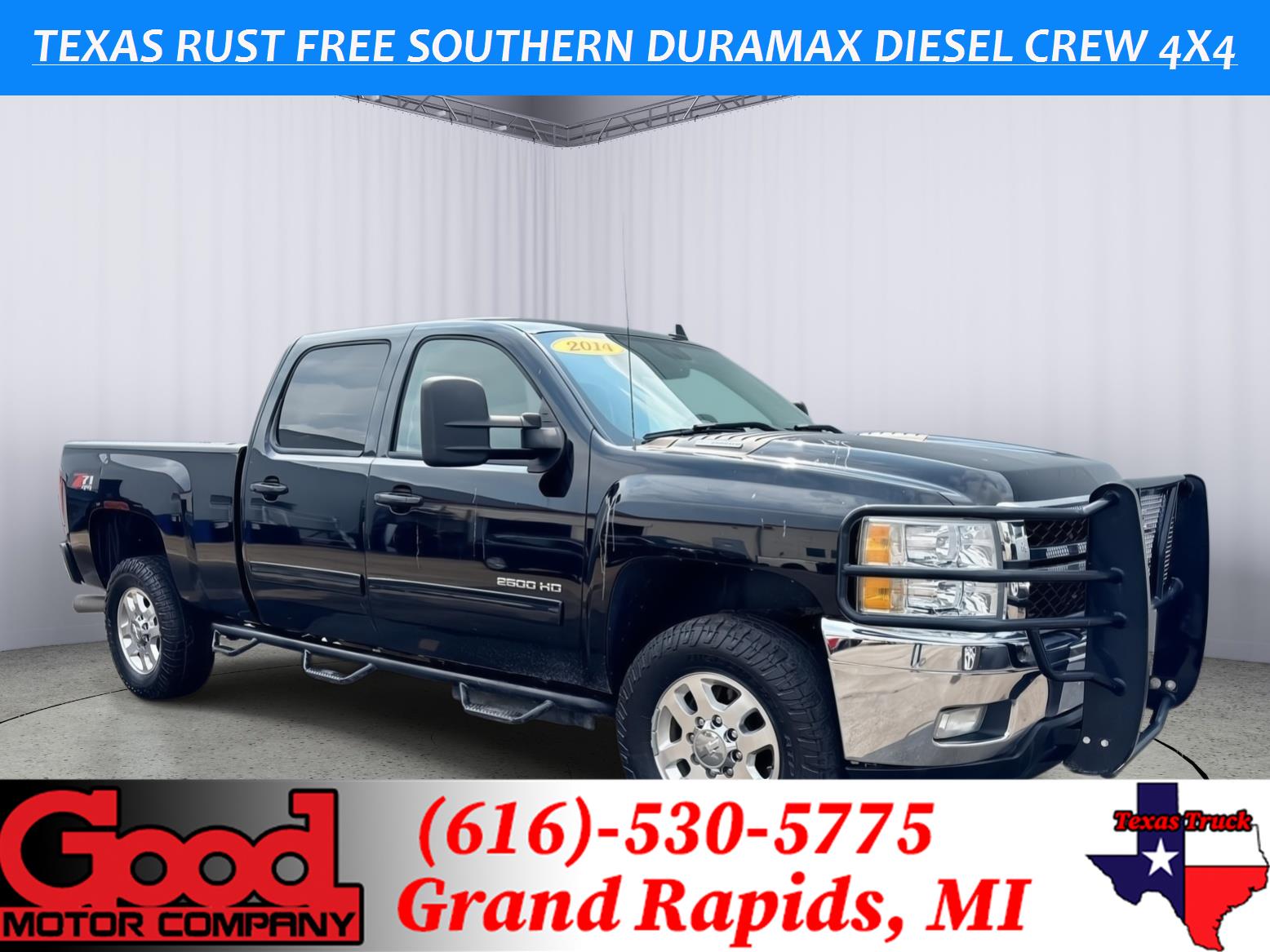 Black 2014 Chevrolet Silverado 2500HD Pickup Truck Four-Wheel Drive 6-Speed Automatic