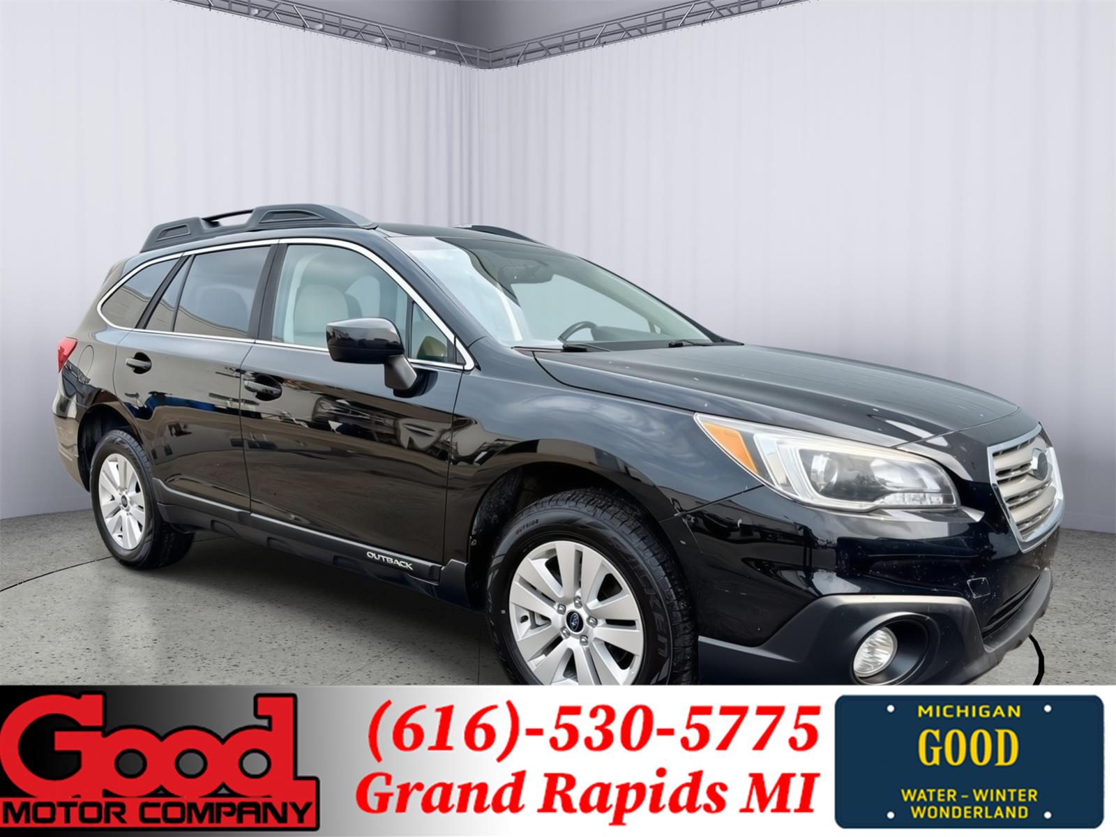 Crystal Black Silica 2017 Subaru Outback Wagon All-Wheel Drive Continuously Variable Transmission