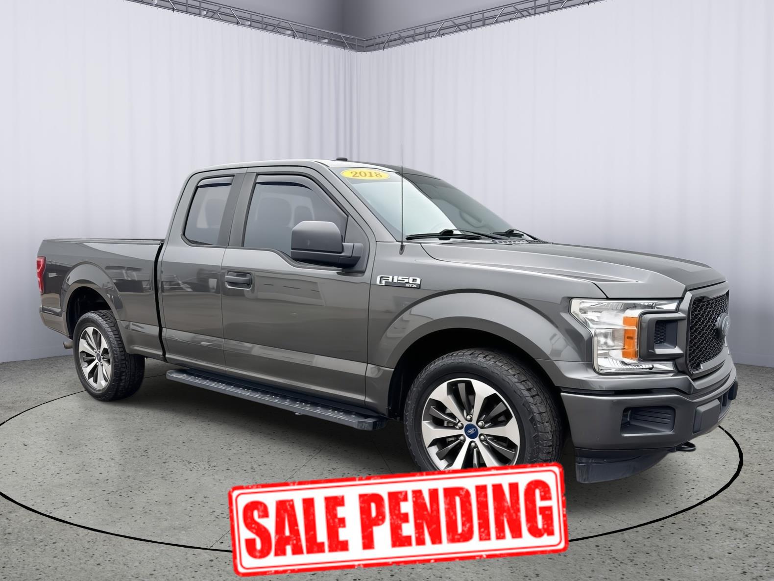 Gray (Magnetic Metallic) 2018 Ford F-150 Pickup Truck Four-Wheel Drive 6-Speed Automatic