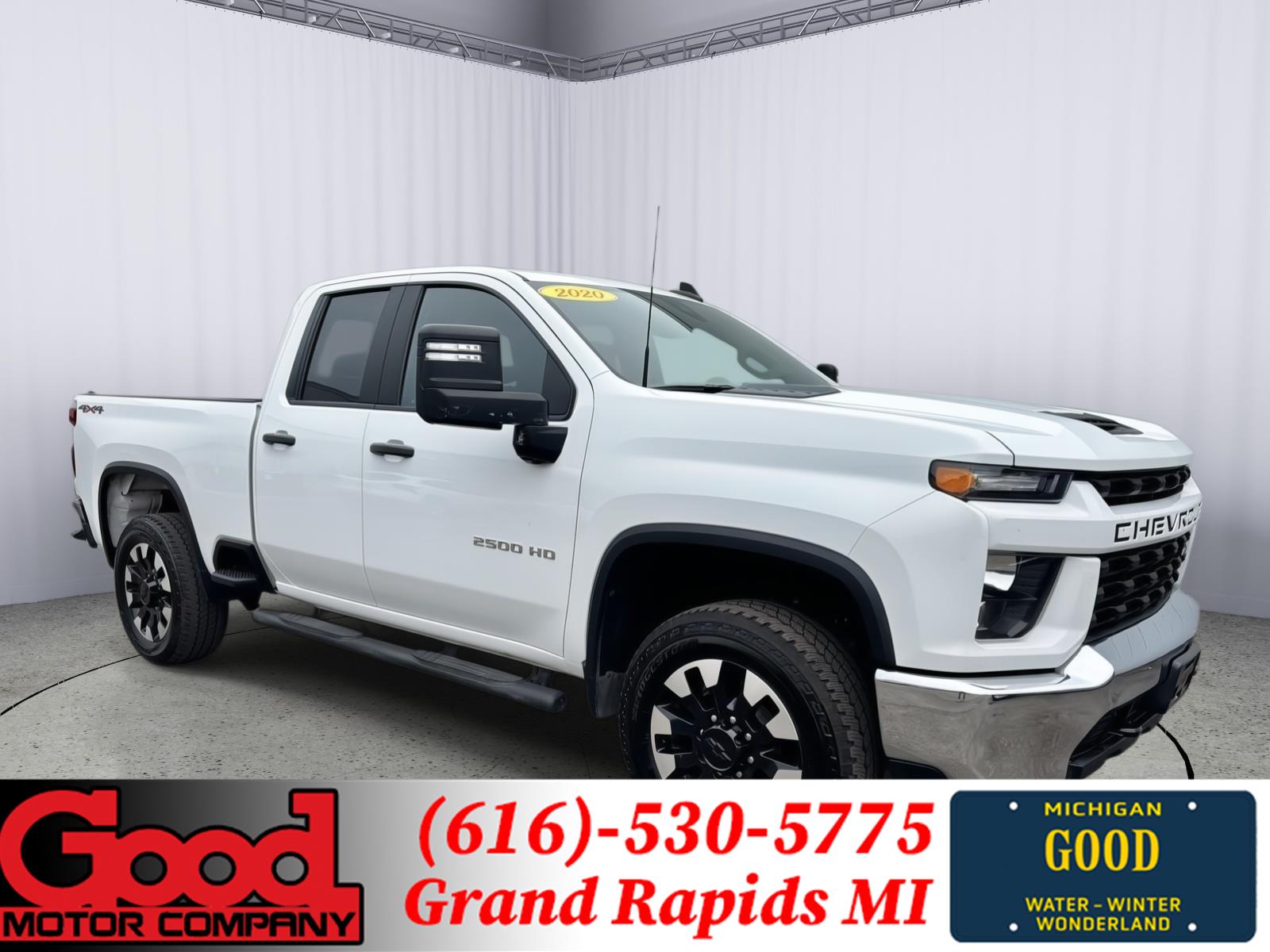 Summit White 2020 Chevrolet Silverado 2500HD Pickup Truck Four-Wheel Drive 6-Speed Automatic
