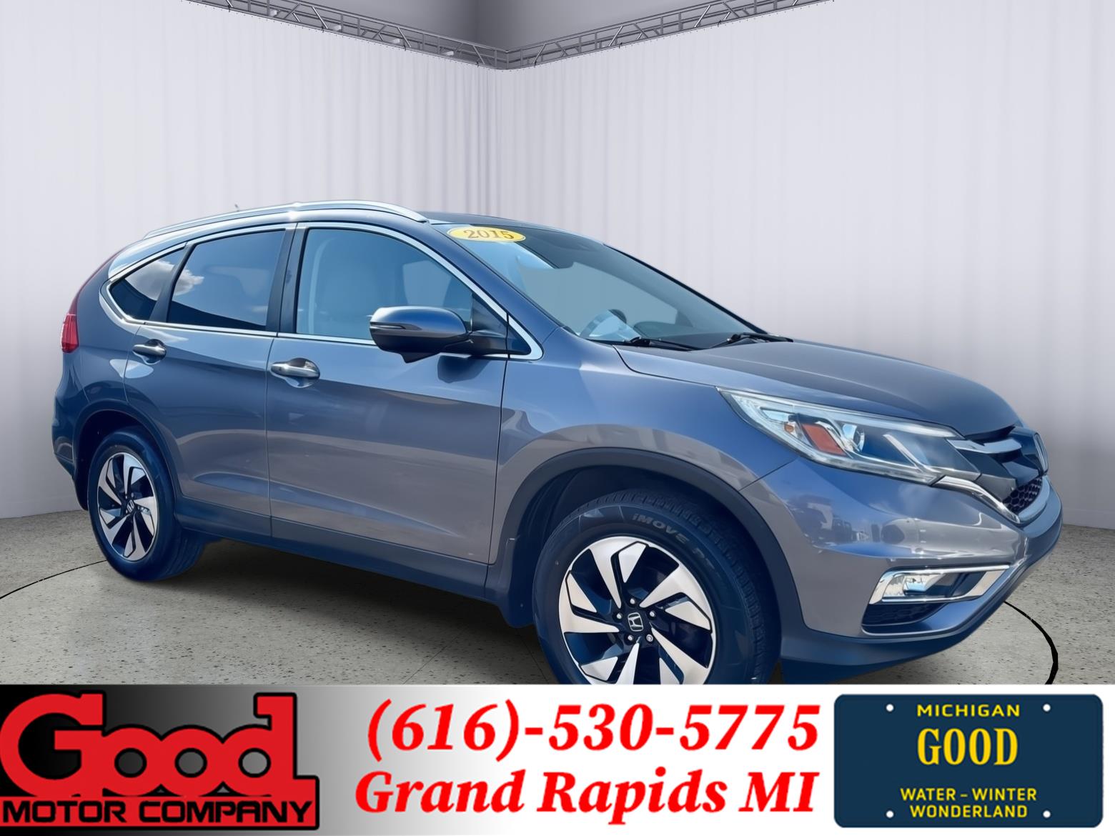 Gray (Modern Steel Metallic) 2015 Honda CR-V SUV / Crossover All-Wheel Drive Continuously Variable Transmission