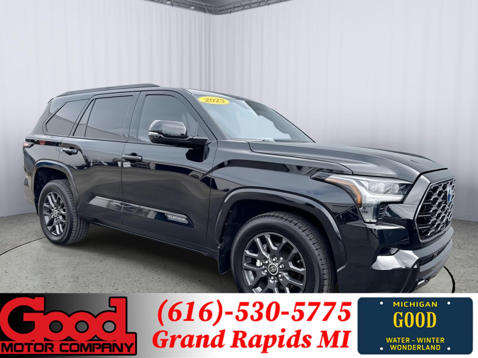 Midnight Black Metallic 2023 Toyota Sequoia SUV / Crossover Four-Wheel Drive Automatic
