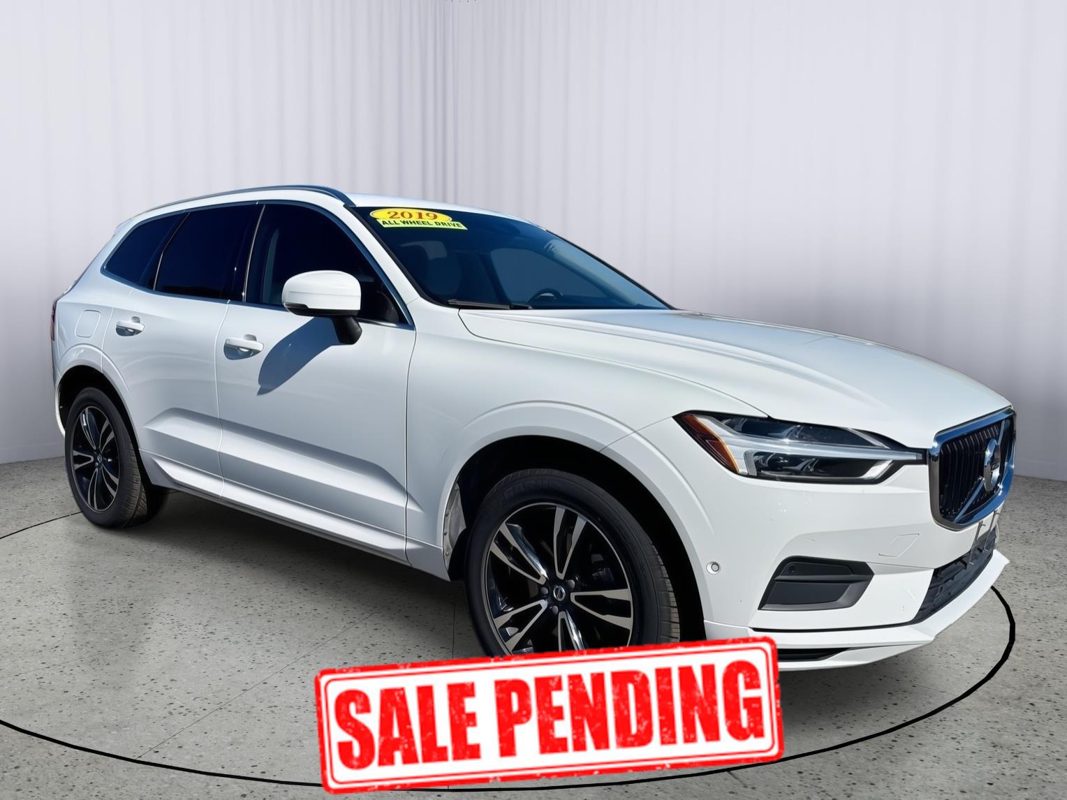 Ice White 2019 Volvo XC60 SUV / Crossover All-Wheel Drive Automatic