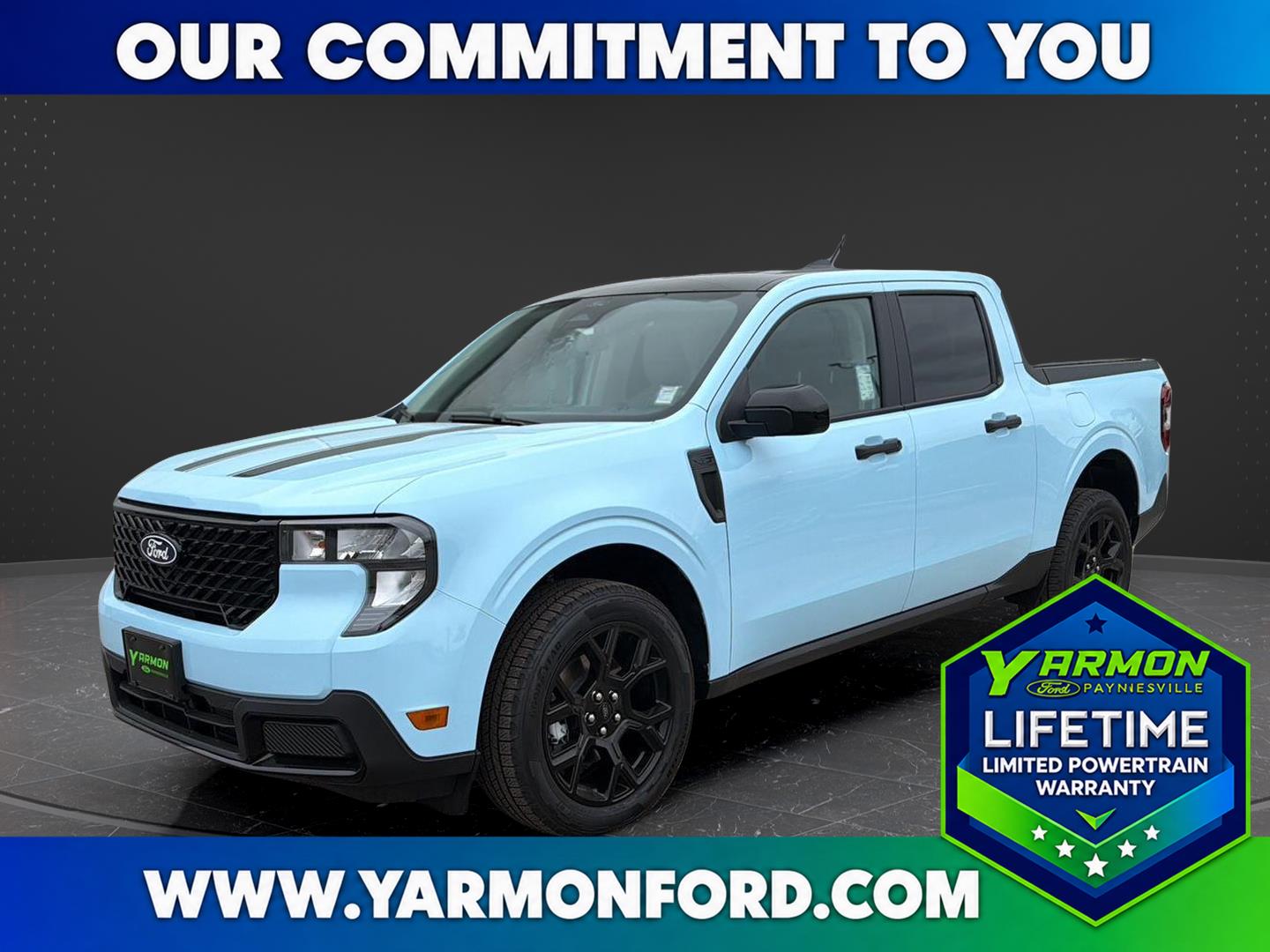 Light Blue 2026 Ford Maverick Pickup Truck All-Wheel Drive Automatic