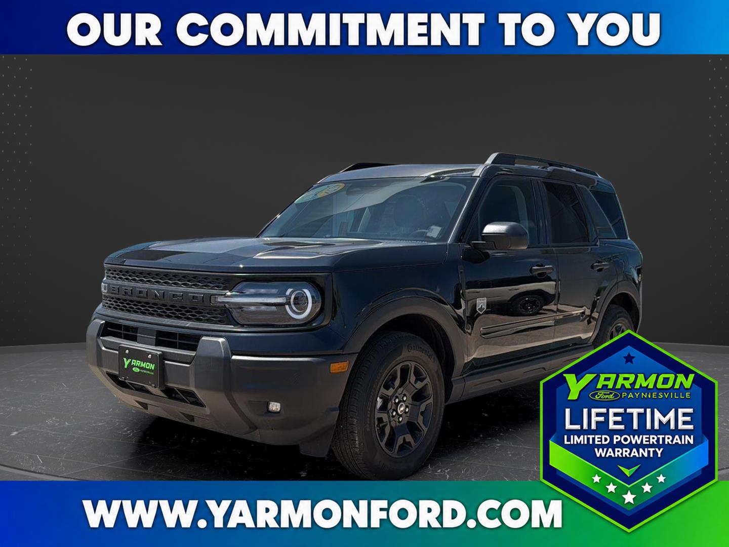 Shadow Black 2025 Ford Bronco Sport SUV / Crossover All-Wheel Drive 8-Speed Automatic