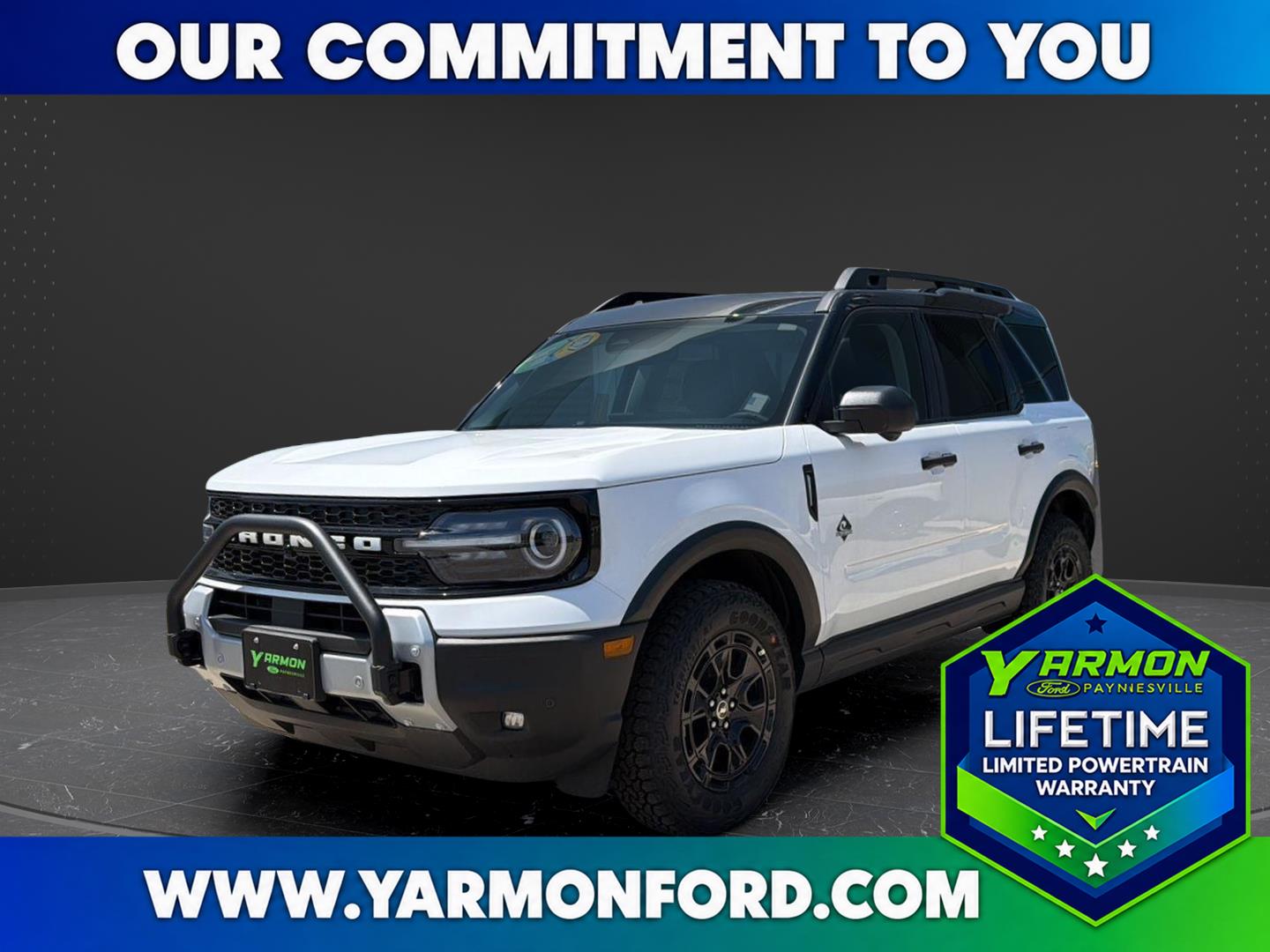 Oxford White 2025 Ford Bronco Sport SUV / Crossover All-Wheel Drive 8-Speed Automatic