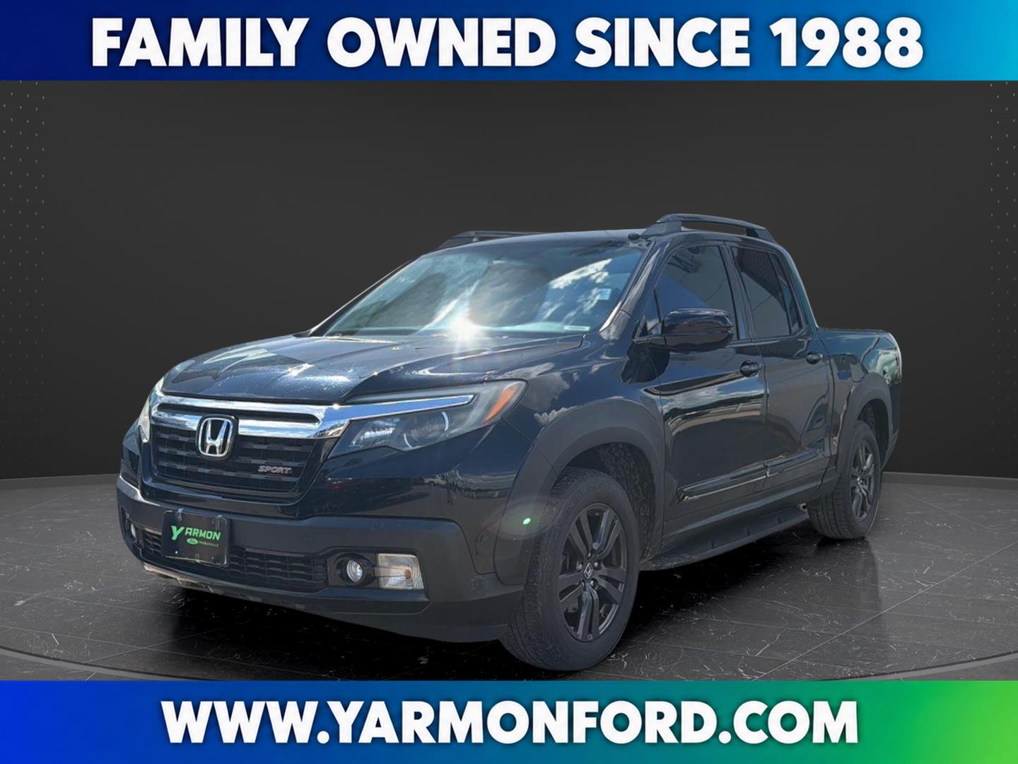 Crystal Black Pearl 2017 Honda Ridgeline Pickup Truck All-Wheel Drive Automatic