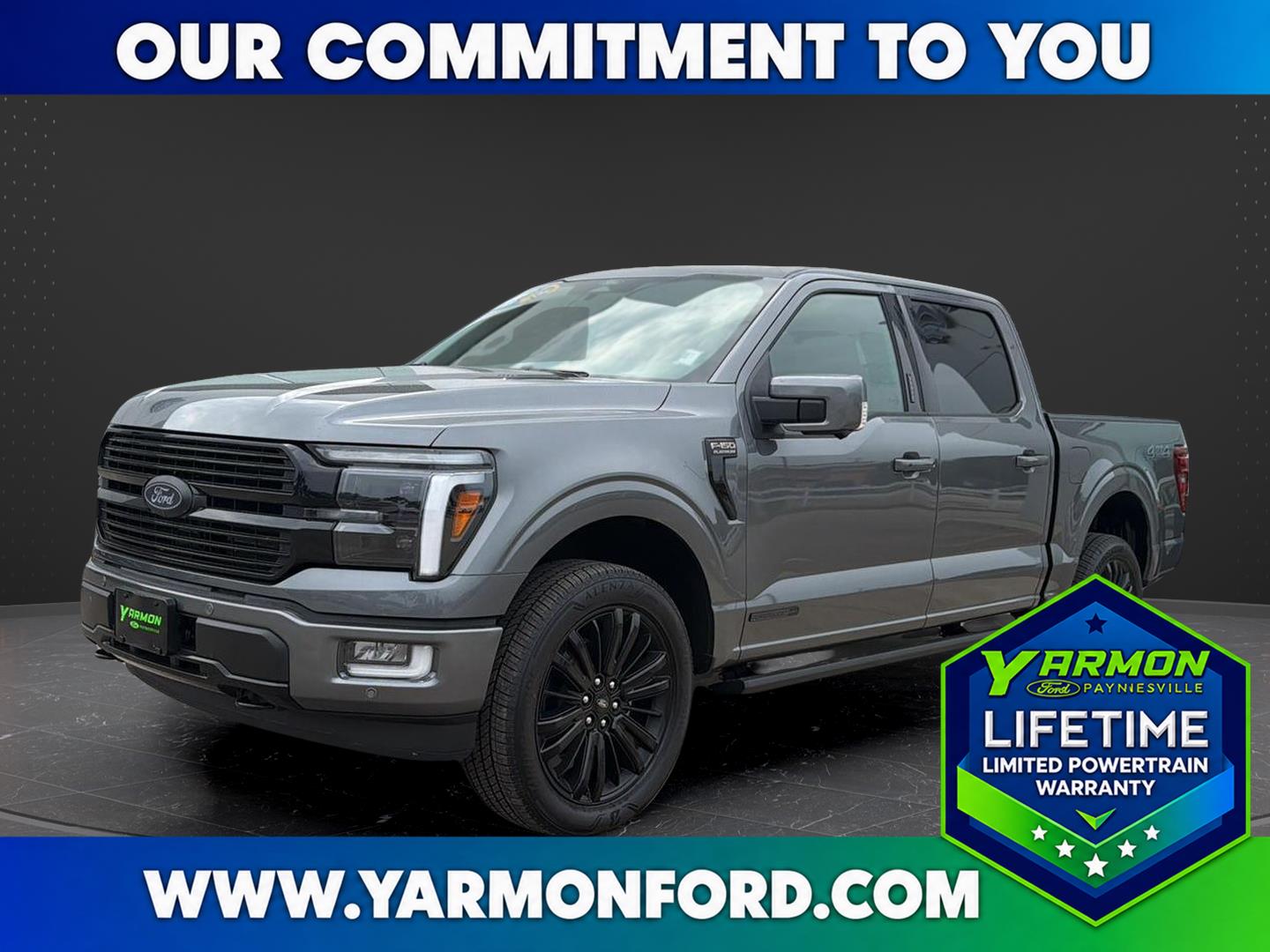Carbonized Gray Metallic 2026 Ford F-150 Pickup Truck Four-Wheel Drive Automatic