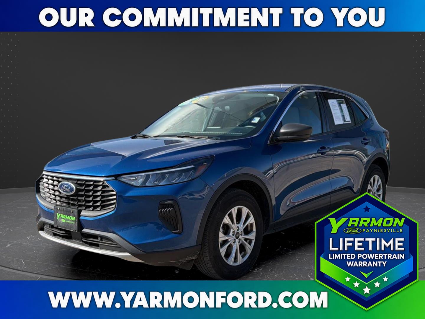 Atlas Blue Metallic 2023 Ford Escape SUV / Crossover All-Wheel Drive 8-Speed Automatic