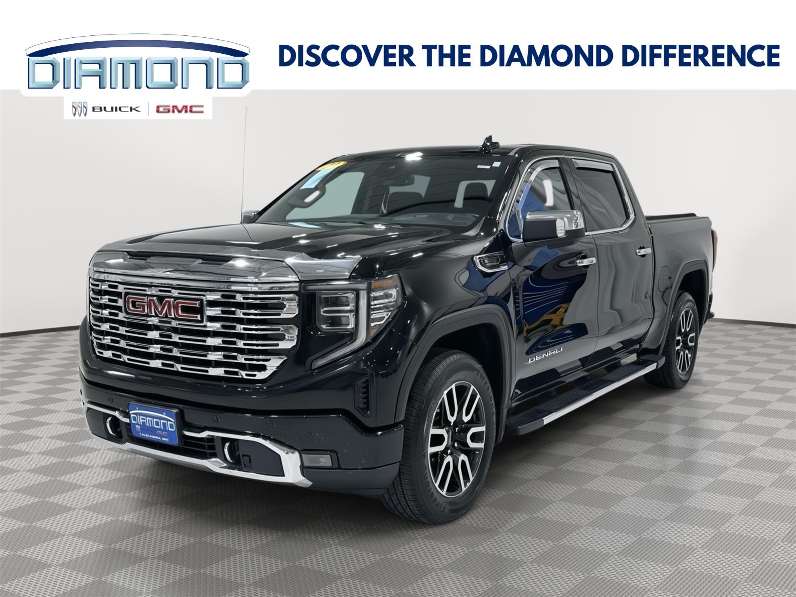 Onyx Black 2022 GMC Sierra 1500 Pickup Truck Four-Wheel Drive Automatic