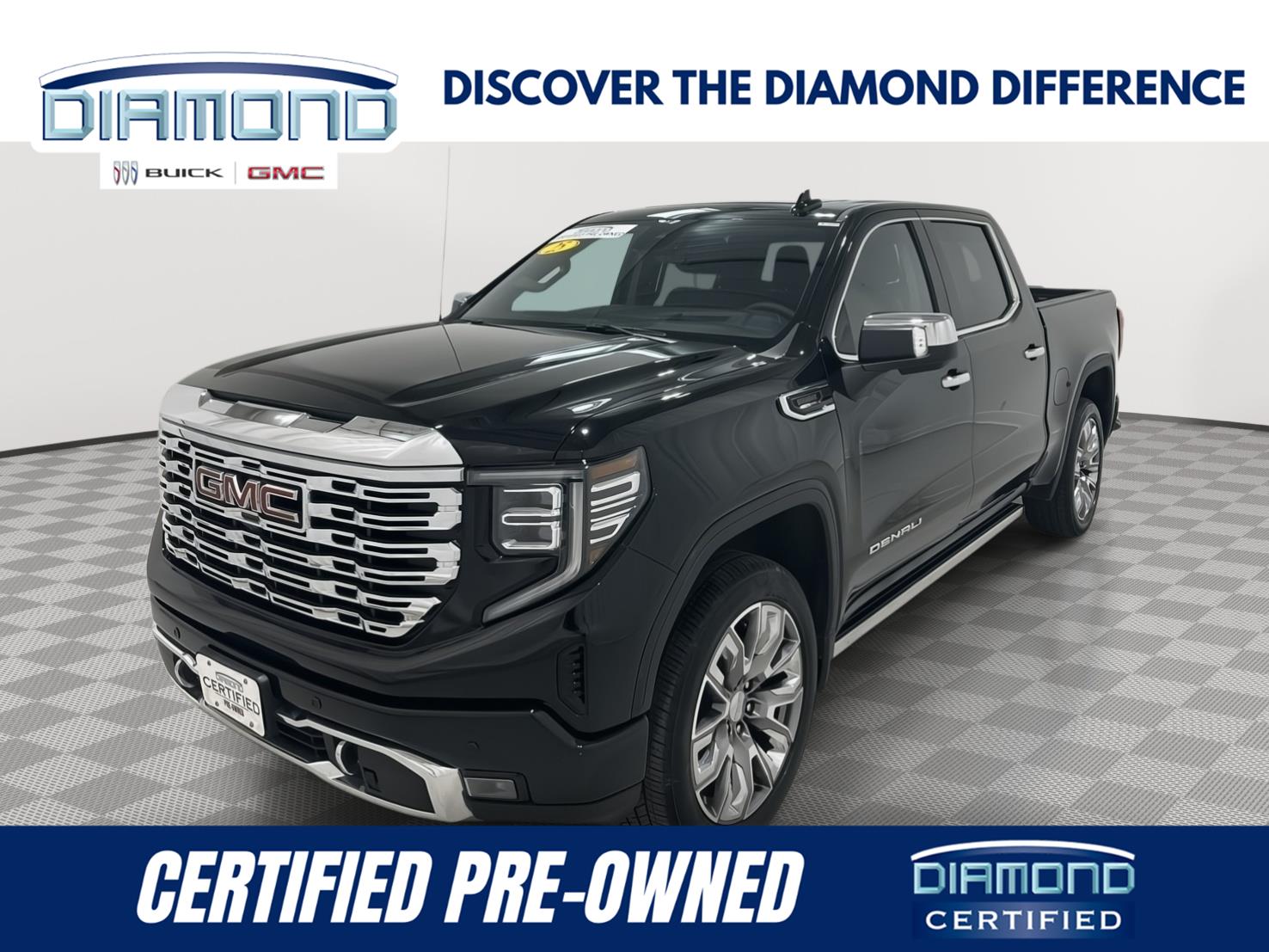 Onyx Black 2025 GMC Sierra 1500 Pickup Truck Four-Wheel Drive Automatic