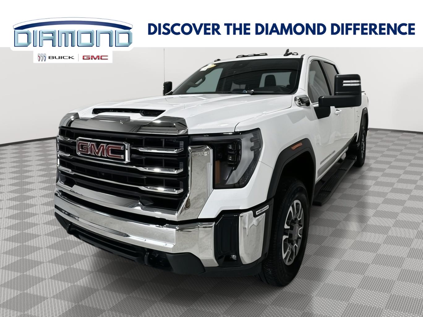 Summit White 2024 GMC Sierra 2500HD Pickup Truck Four-Wheel Drive Automatic