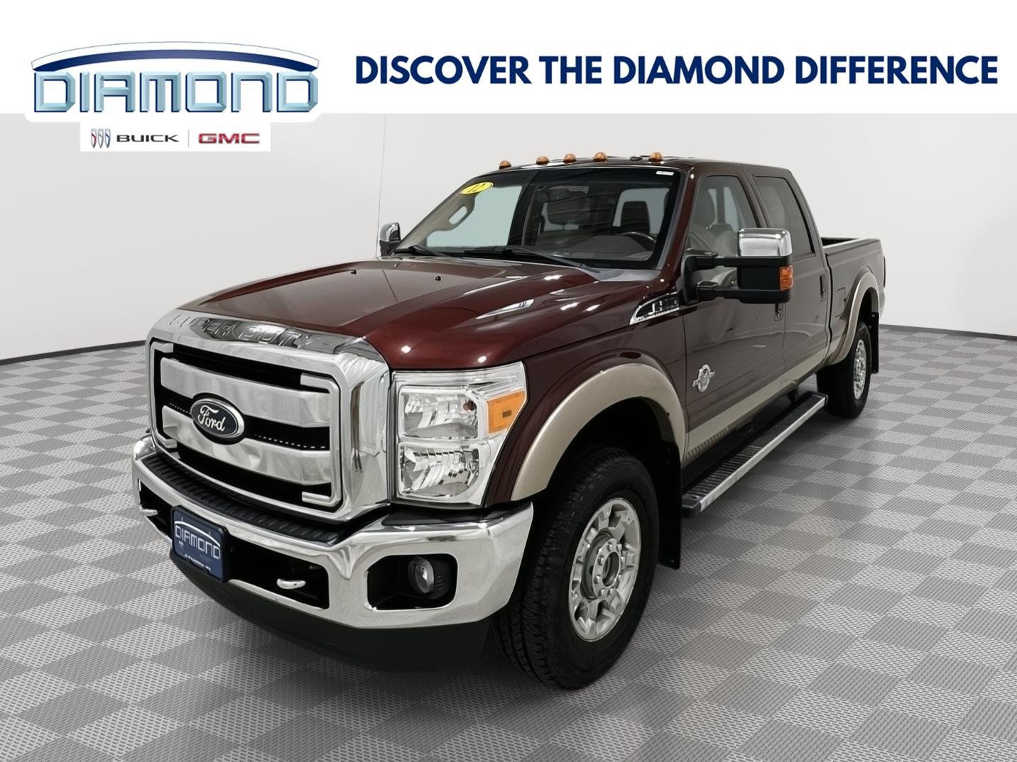 Autumn Red Metallic/Pale Adobe Metallic 2012 Ford F-350 Super Duty Pickup Truck Four-Wheel Drive 6-Speed Automatic